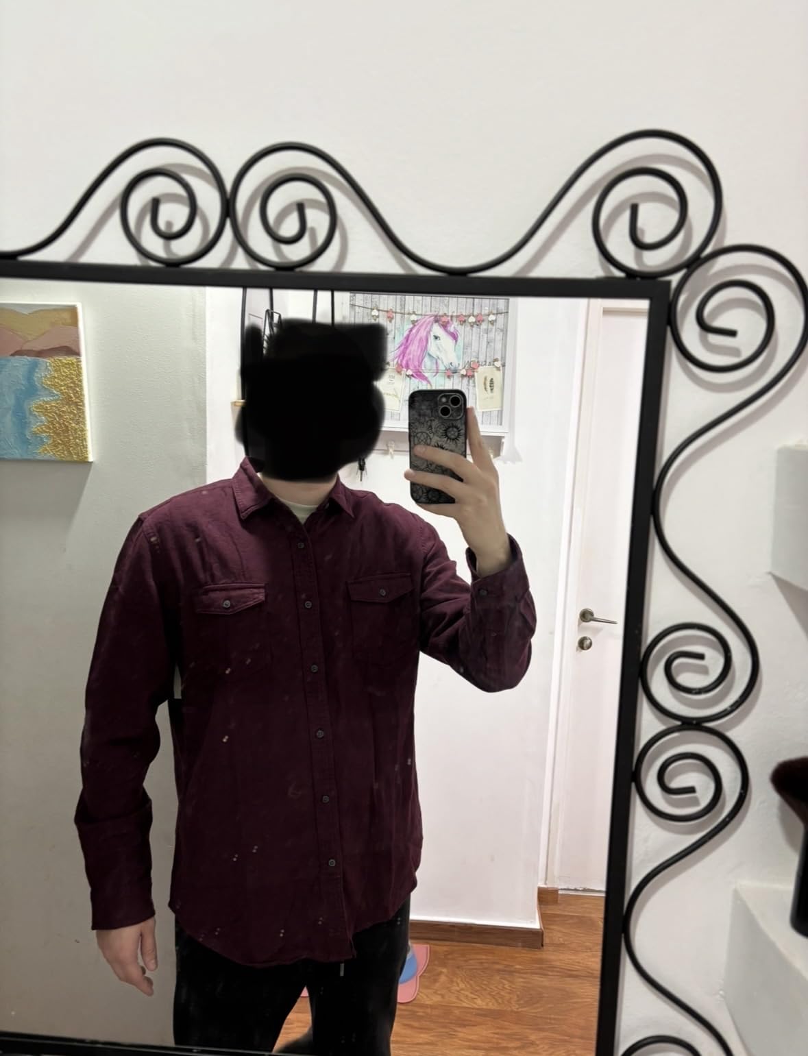 Amazon Essentials Men's Regular-Fit Long-Sleeve Flannel Shirt, Button-Up Cotton Twill, Double Chest Pockets customer photo 2