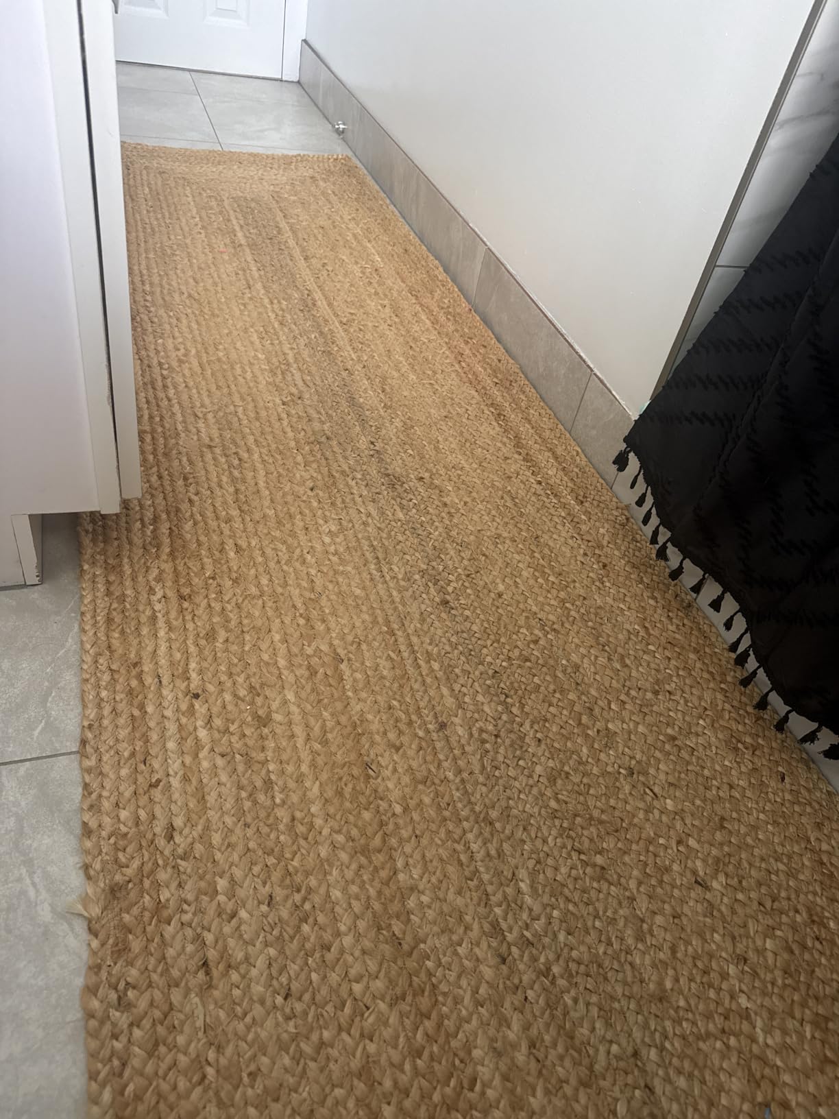 SAFAVIEH Area Rug 6x9 - Cape Cod Collection - Natural Brown, Handmade Braided Flat Weave Jute (CAP252A) customer photo 1