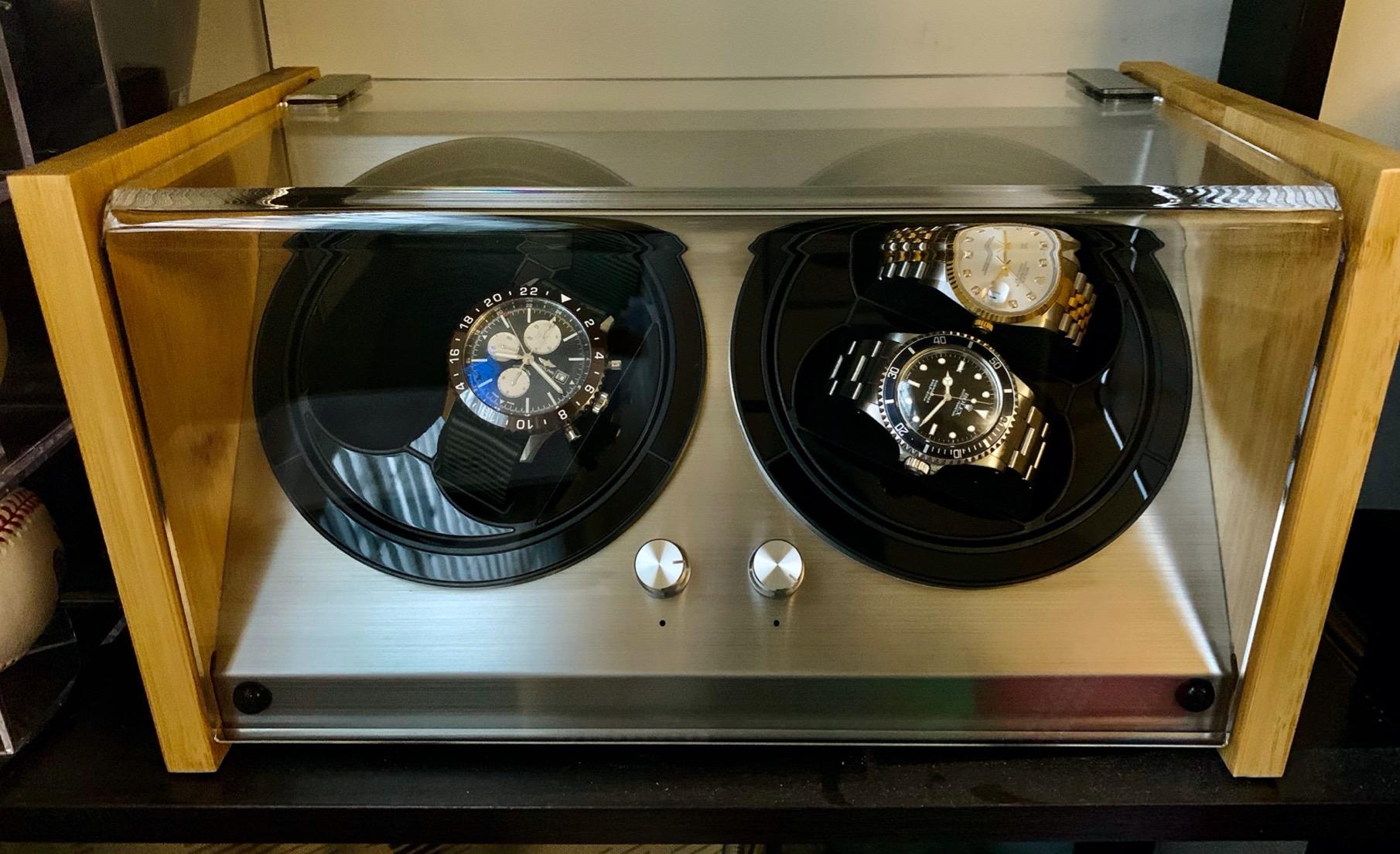 Watch Winder Smith Bamboo 2/4 Watch Winder for Automatic Watches customer photo 2