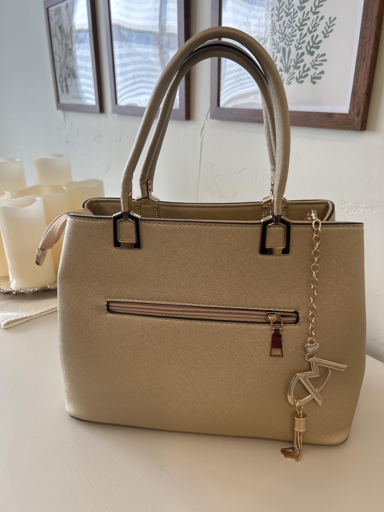 Womens Purses and Handbags Shoulder Bags Top Handle Satchel Tote Bag customer photo 2