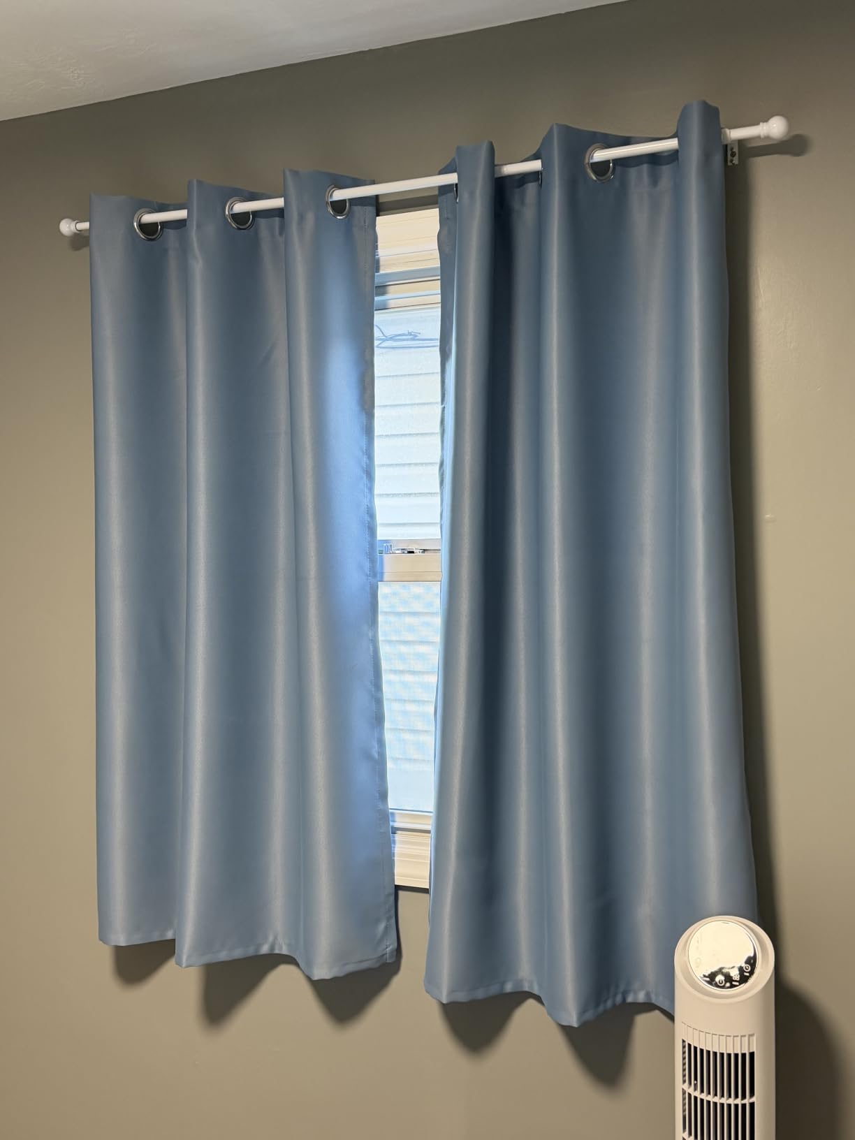 BGment Navy Blue Blackout Curtains for Bedroom 63 Inch Long - 2 Panels customer photo 1