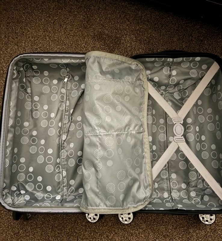 Rockland London Hardside Spinner Wheel Luggage, Carry-On 20