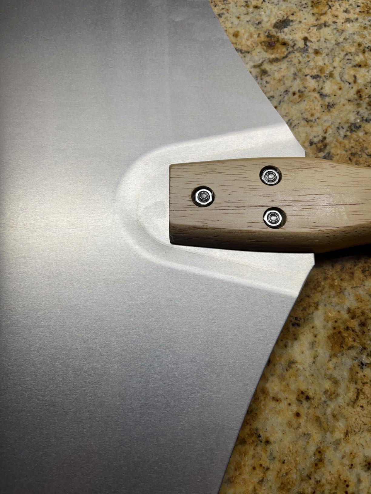 Skyflame 14-Inch x 16-Inch Aluminum Pizza Peel with Wooden Handle customer photo 2