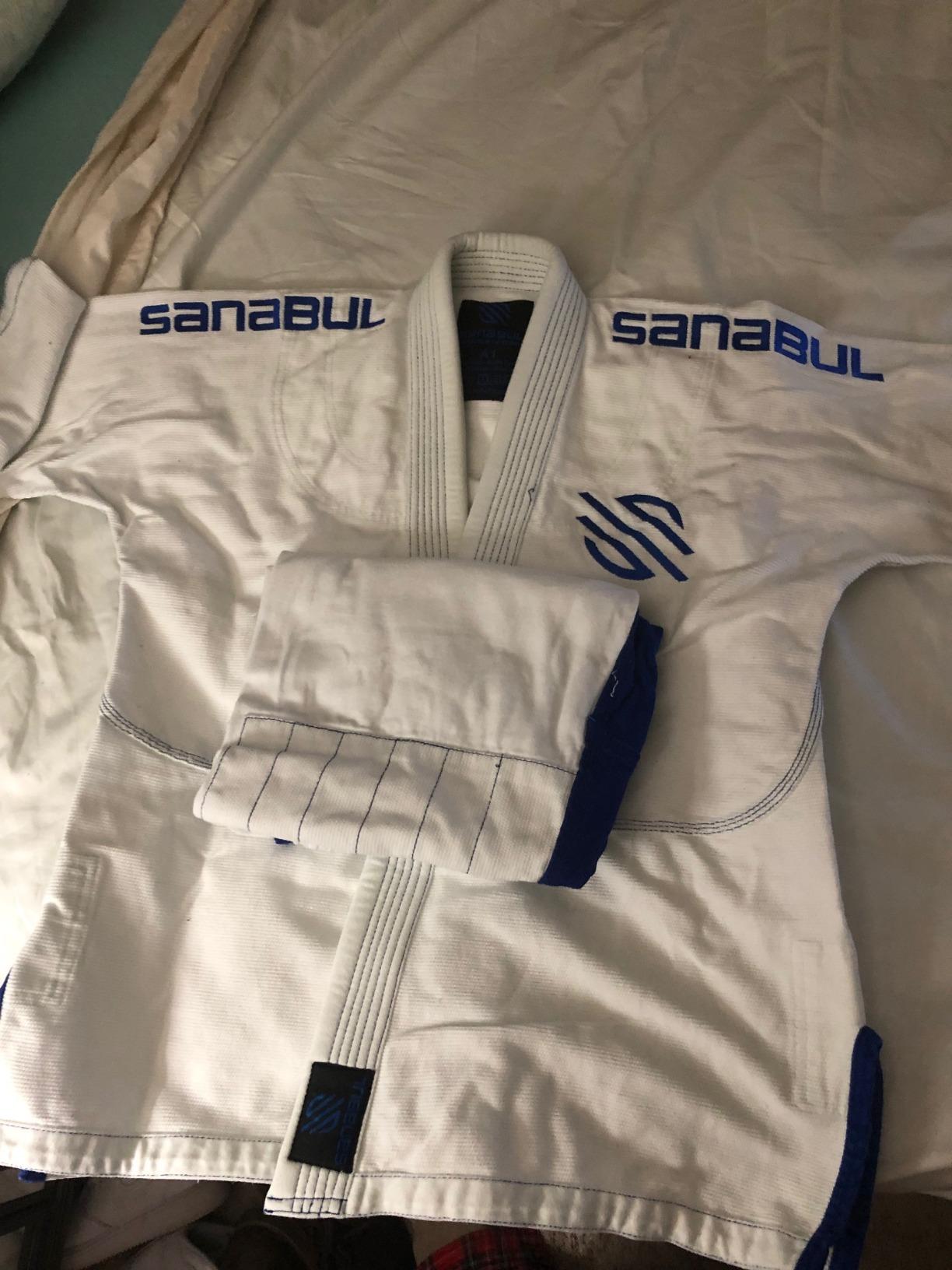 Sanabul Essential BJJ Gi for Men Brazilian Jiu Jitsu Gi Lightweight Preshrunk Fabric for Jiu-Jitsu Training & Competition customer photo 1