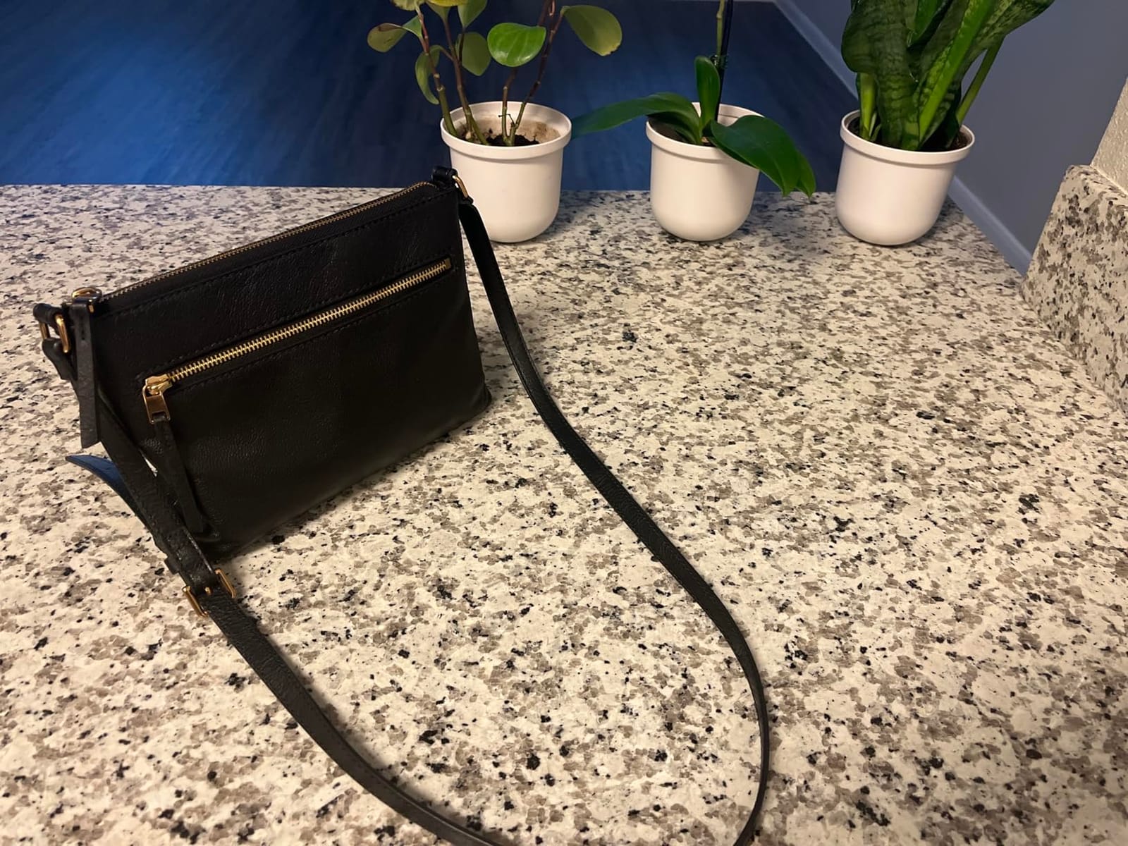 Fossil Women's Harper Leather Small Flap Crossbody Purse Handbag for Women customer photo 2