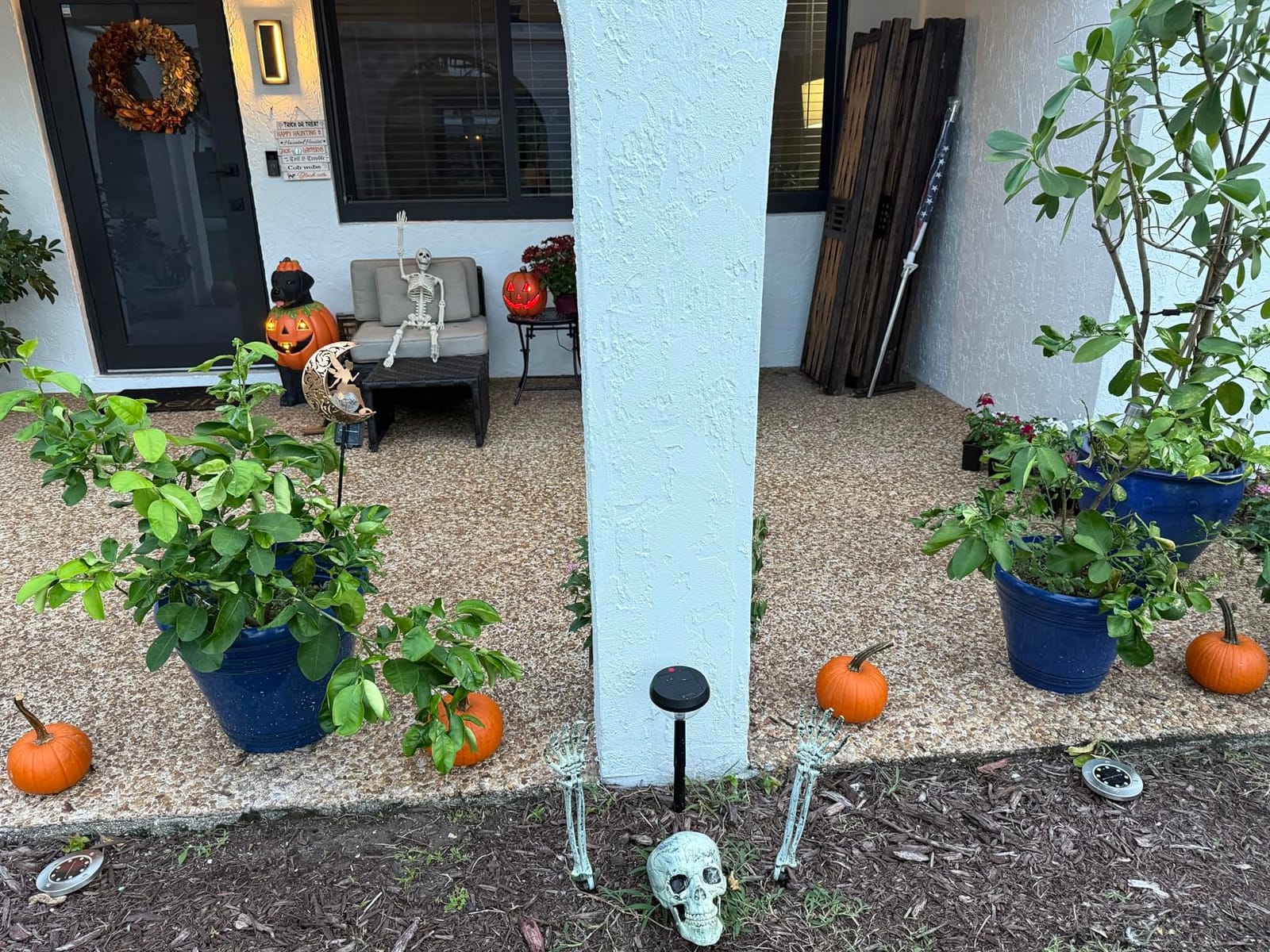 AISENO Realistic Skeleton Stakes Halloween Decorations for Lawn Stakes Garden Halloween Skeleton Decoration Outdoor customer photo 1