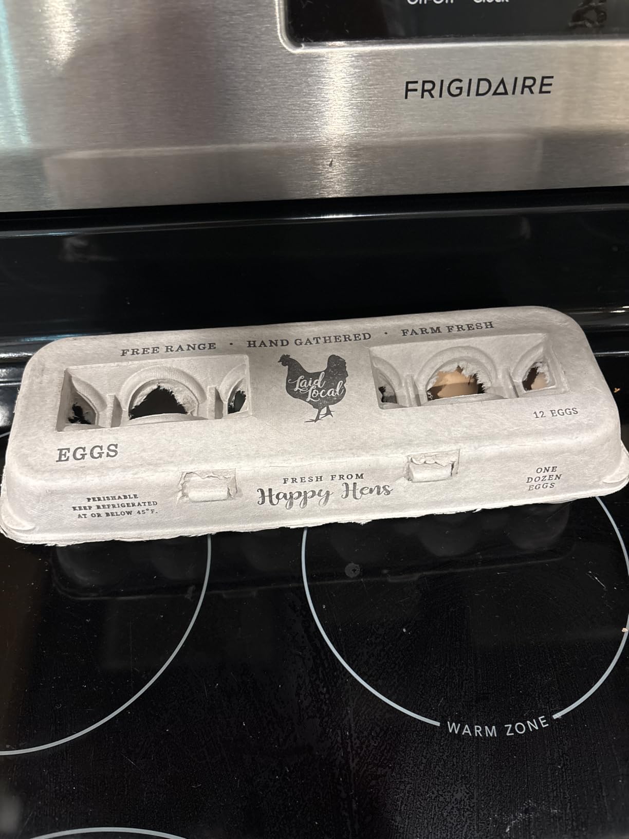 Printed Farm Fresh Egg Cartons - Holds Up to XL Chicken Eggs (25, Hen) customer photo 1