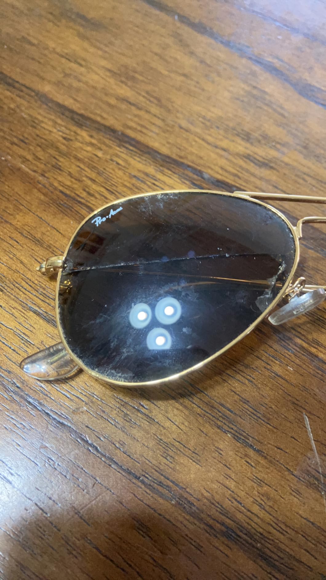 Pro Acme Classic Aviator Sunglasses Glass Lens Metal UV400 for Men Women customer photo 2