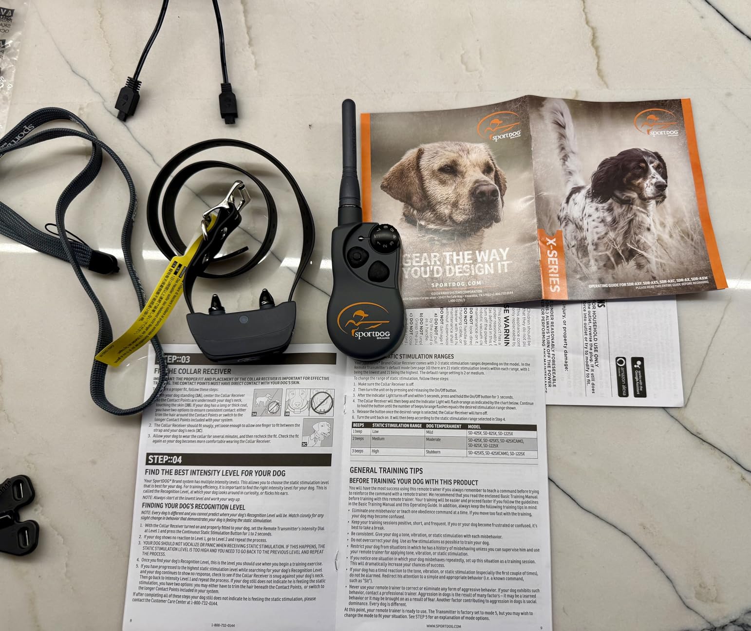 SportDOG SportHunter 825X Remote Dog Trainer, 1/2 Mile Range | Built For In-The-Field Training with Longer Ranging Dogs, 21 Levels of Static, Tone or Vibration, Waterproof to 25 ft customer photo 1