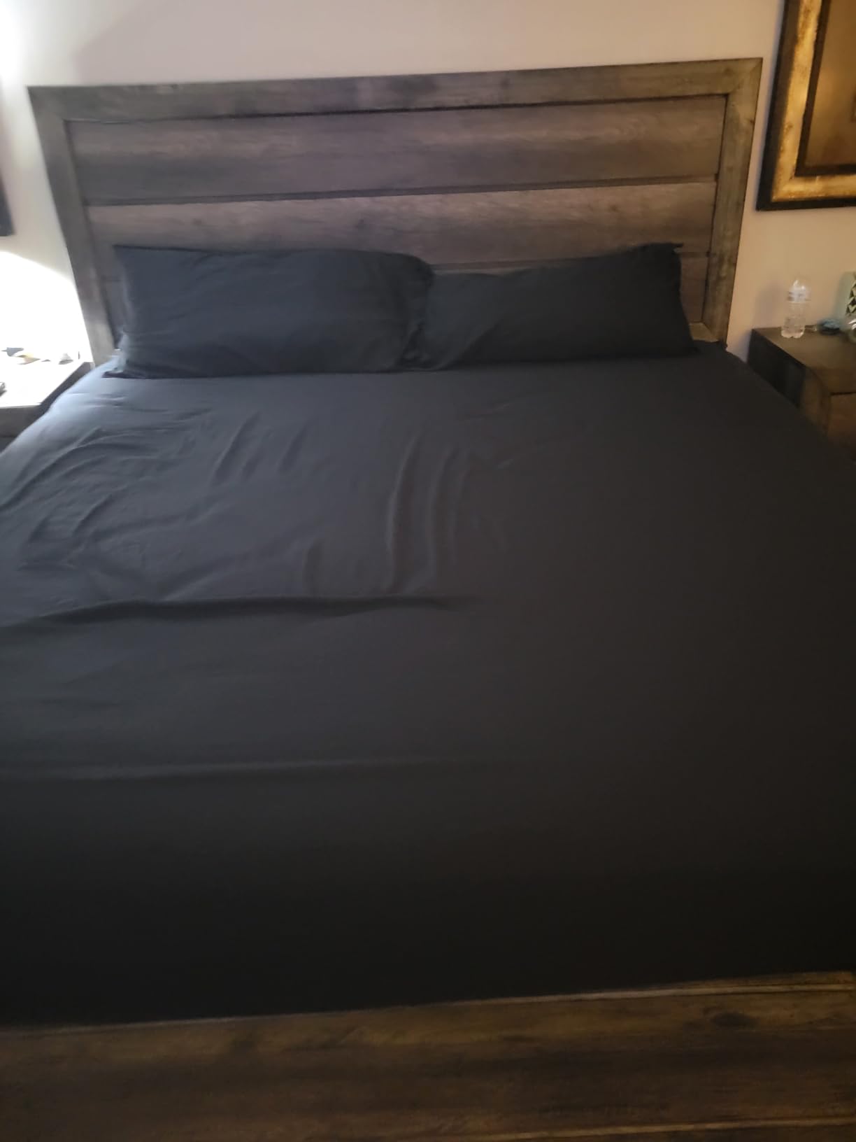 Pure Bamboo King Sheets, Genuine 100% Organic Viscose Derived from Bamboo Bed Sheet Set, Luxuriously Soft & Cooling, Double Stitching, 2 Year Quality Promise (King, Ivory) customer photo 1