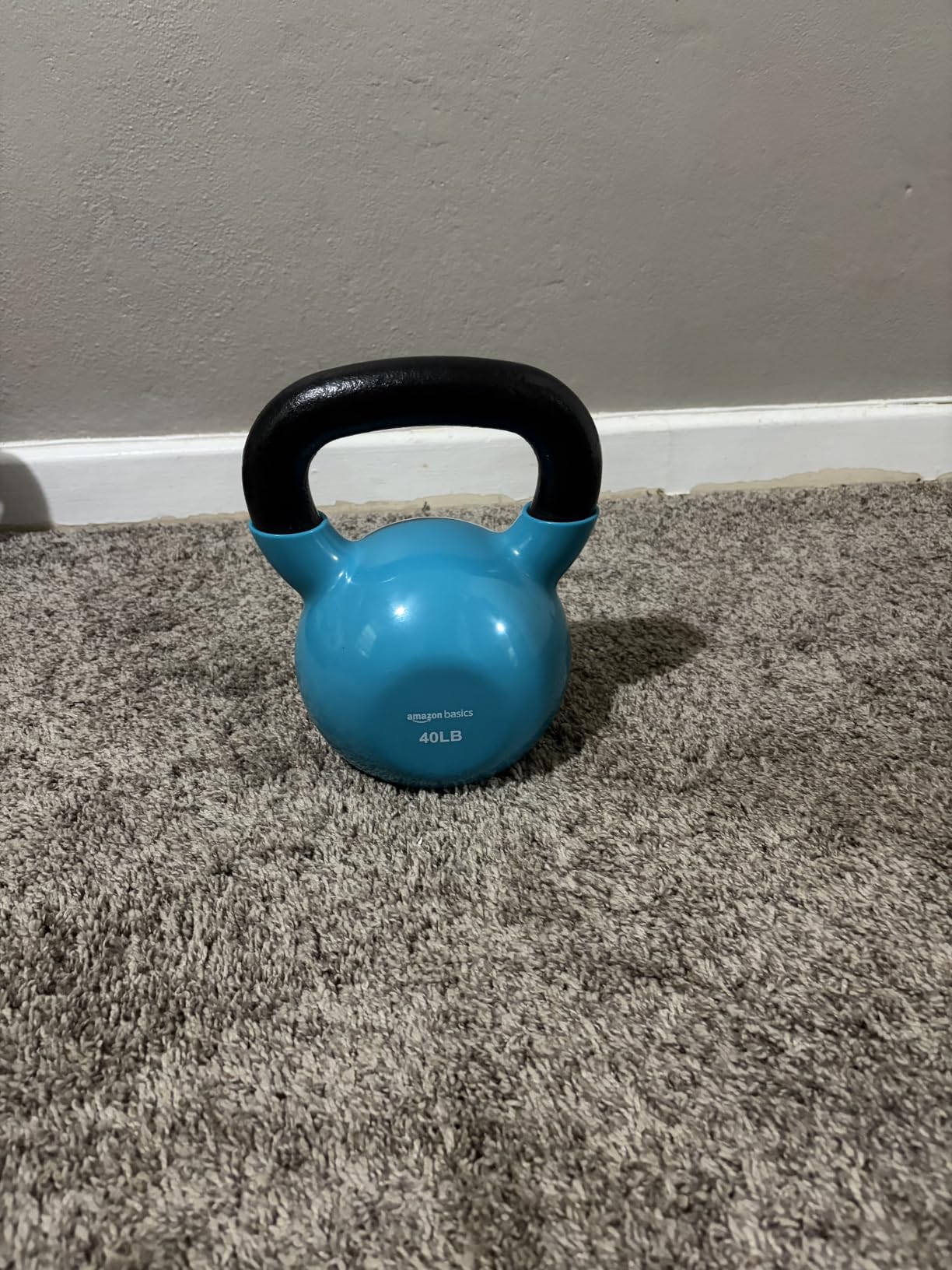Amazon Basics Vinyl Kettlebell customer photo 2