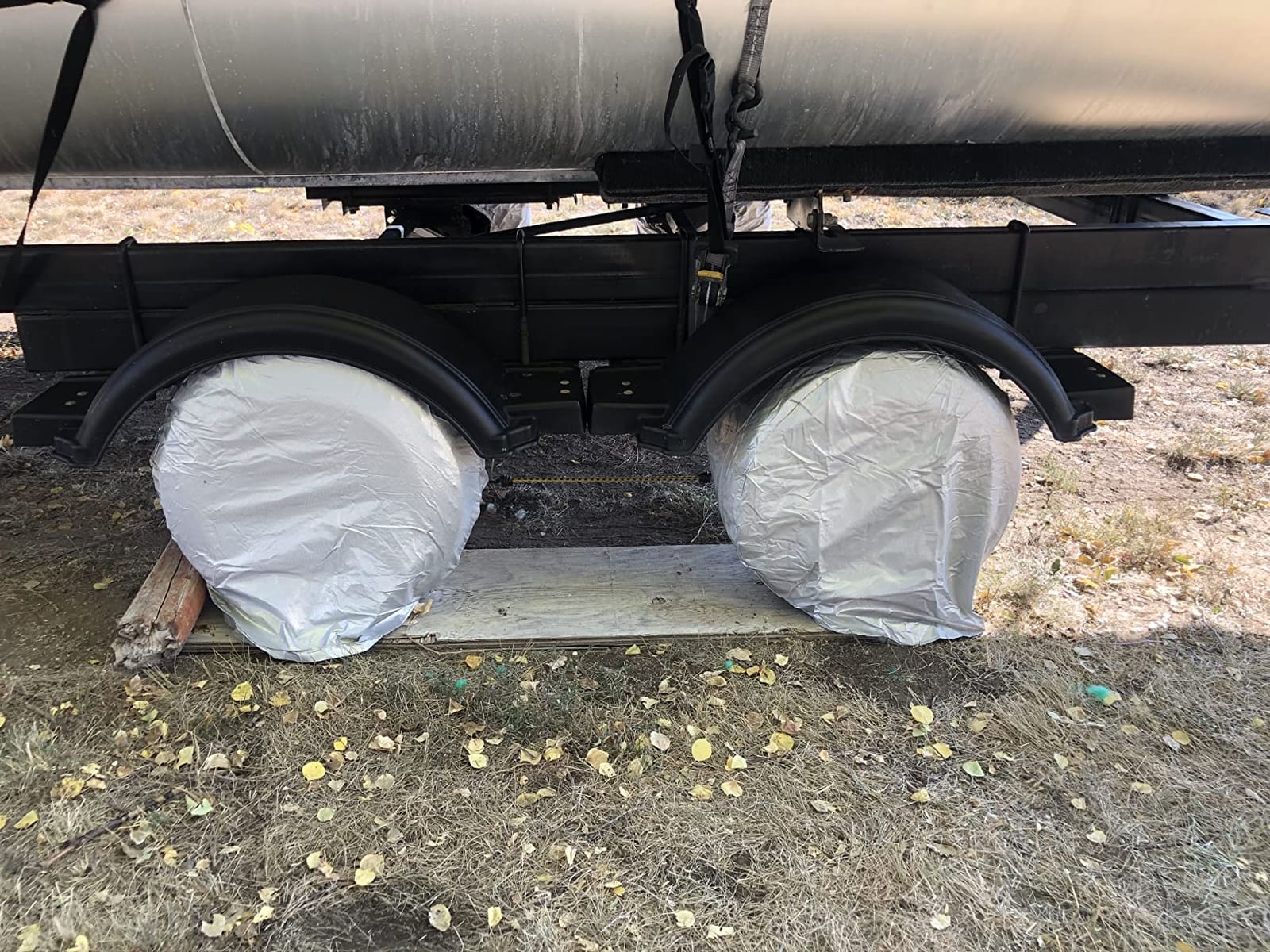 Kayme Rv Tire Covers Set of 4 Fit 27-29 Inch Tire Diameter (L Model T3) customer photo 2