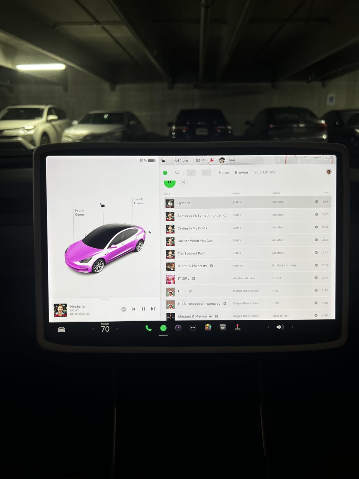 Anti Glare Tempered Glass Screen Protector designed for Tesla Model 3 (2017-2023), Model Y (2021-2025) Infotainment 15-Inch Touchscreen [9H] [No Fingerprint] (Matte) customer photo 1