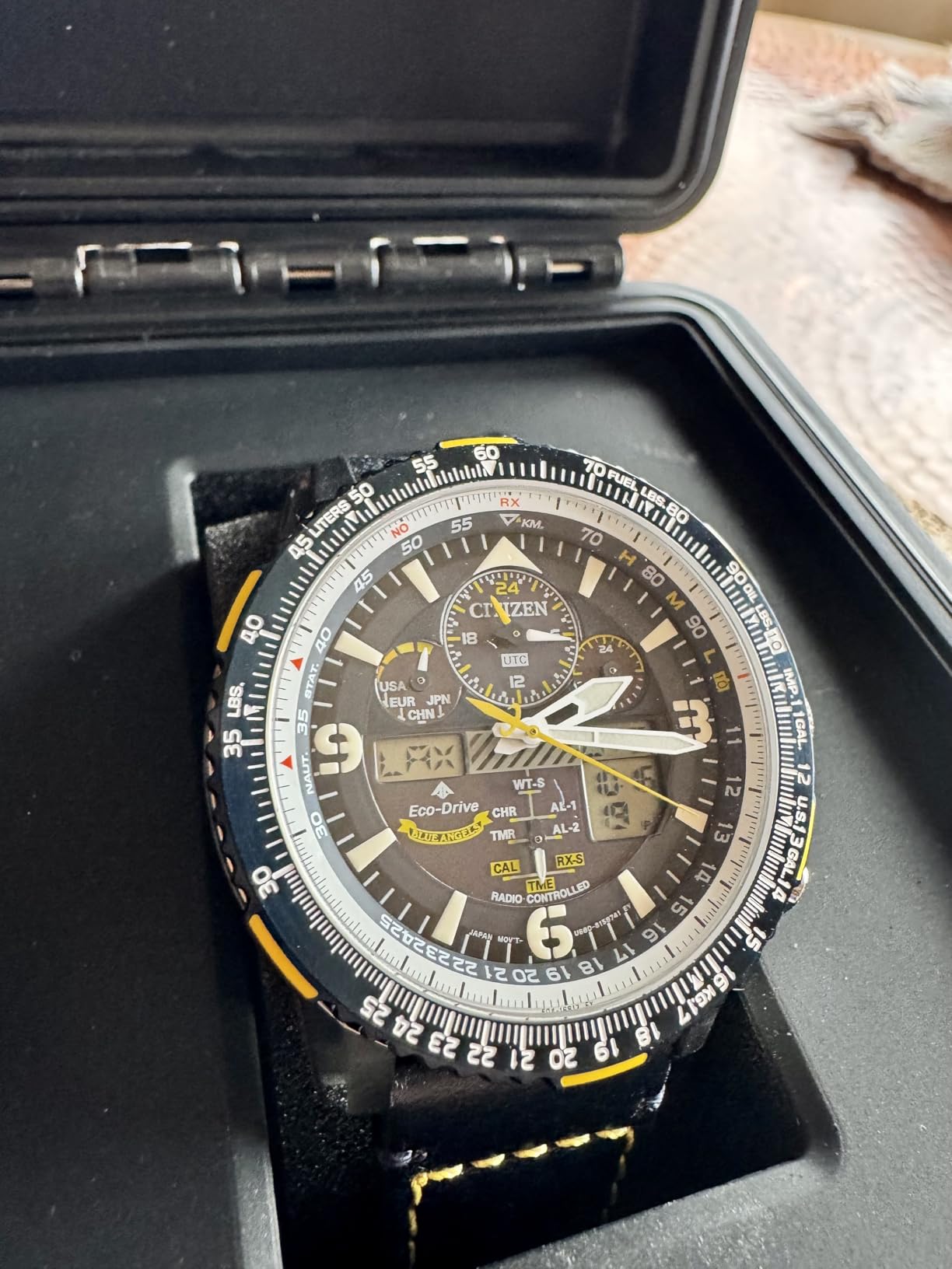 CITIZEN Men's Blue Angels Eco-Drive 45mm Stainless Steel JY8078-01L customer photo 2