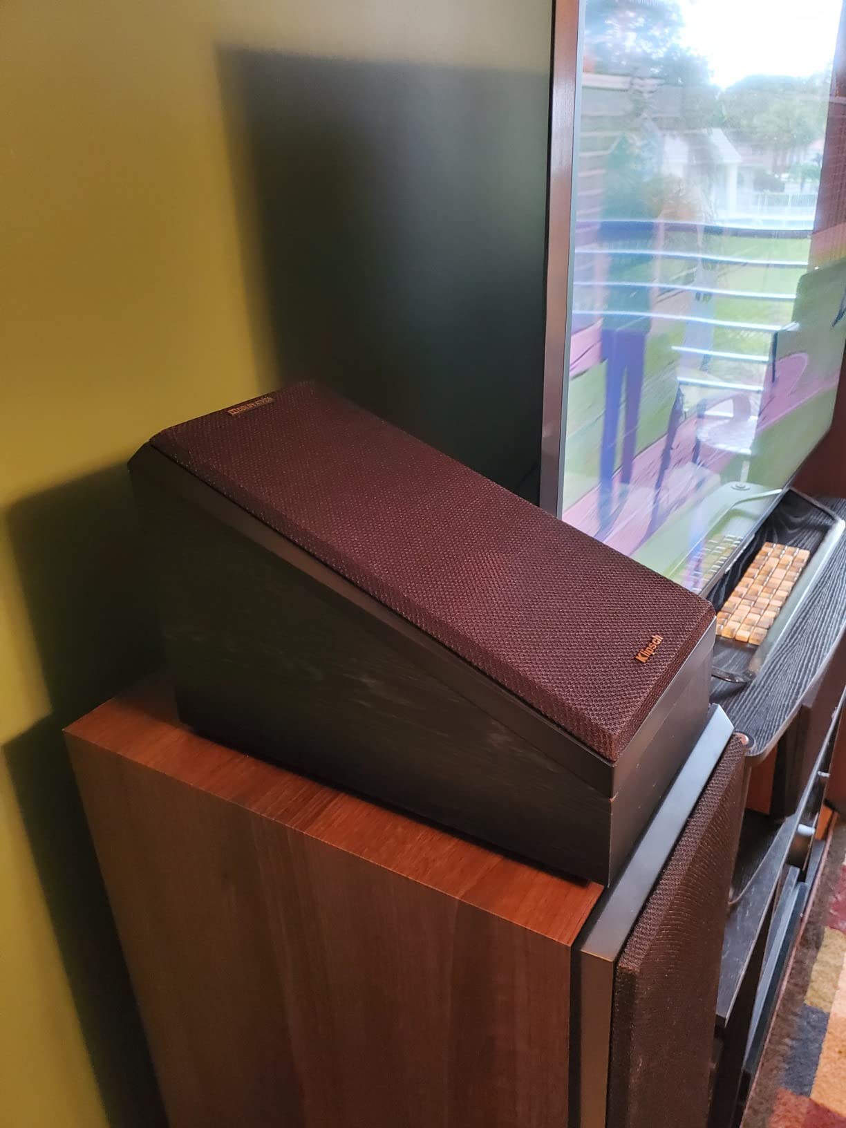 Klipsch RP-500SA Reference Premiere Dolby Atmos Surround Sound Speakers - Pair (Ebony) customer photo 2