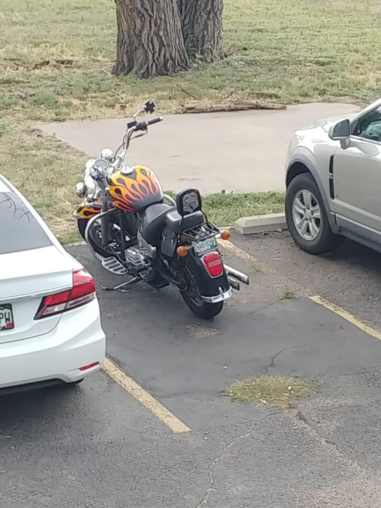 VELMIA Motorcycle Cover - Extremely Heat Resistant up to 550F, Waterproof for All Seasons, Fits Motorcycles, Scooters, Mopeds & Harleys customer photo 2