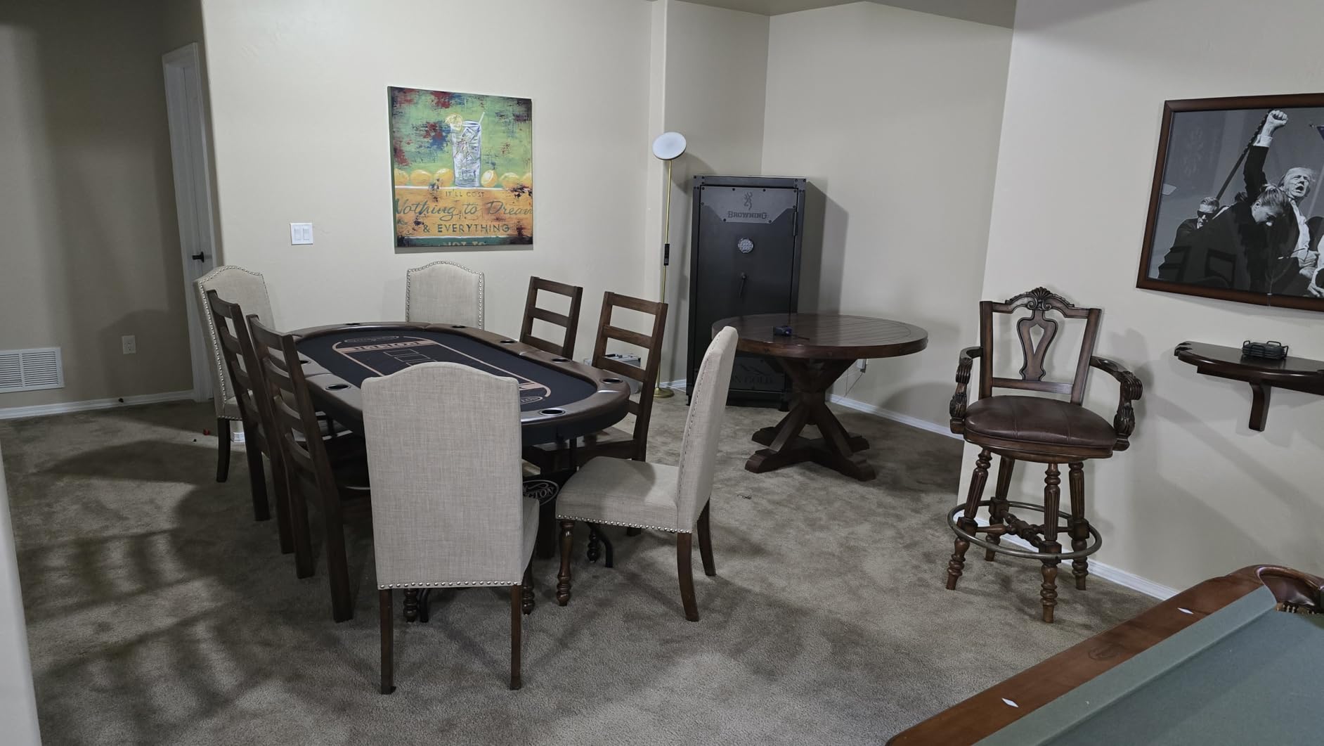 Barrington Folding Poker Table for up to 10 Players customer photo 1