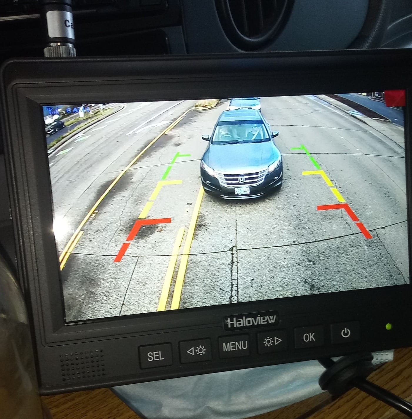 Haloview MC7108 Wireless RV Backup Camera System 7'' Monitor Built in DVR Rear View Camera with Infrared Night Vision and Wide Viewing Angle for Truck/Trailer/RV/Pickups/Camping Car/Van/Farm customer photo 1