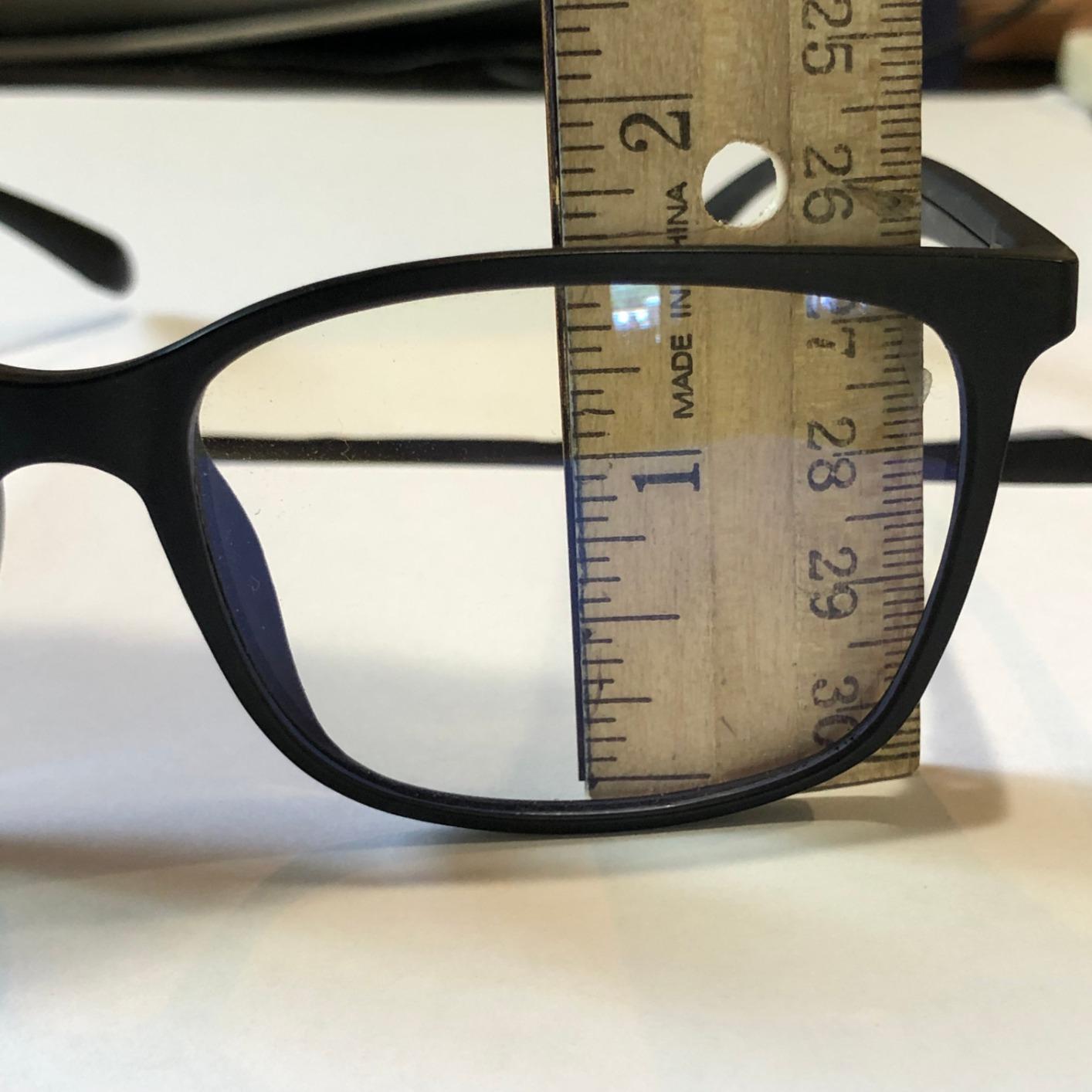 ANRRI Blue Light Blocking Glasses, Anti Eyestrain Lens Lightweight Frame Eyeglasses, Black, Men/Women customer photo 1