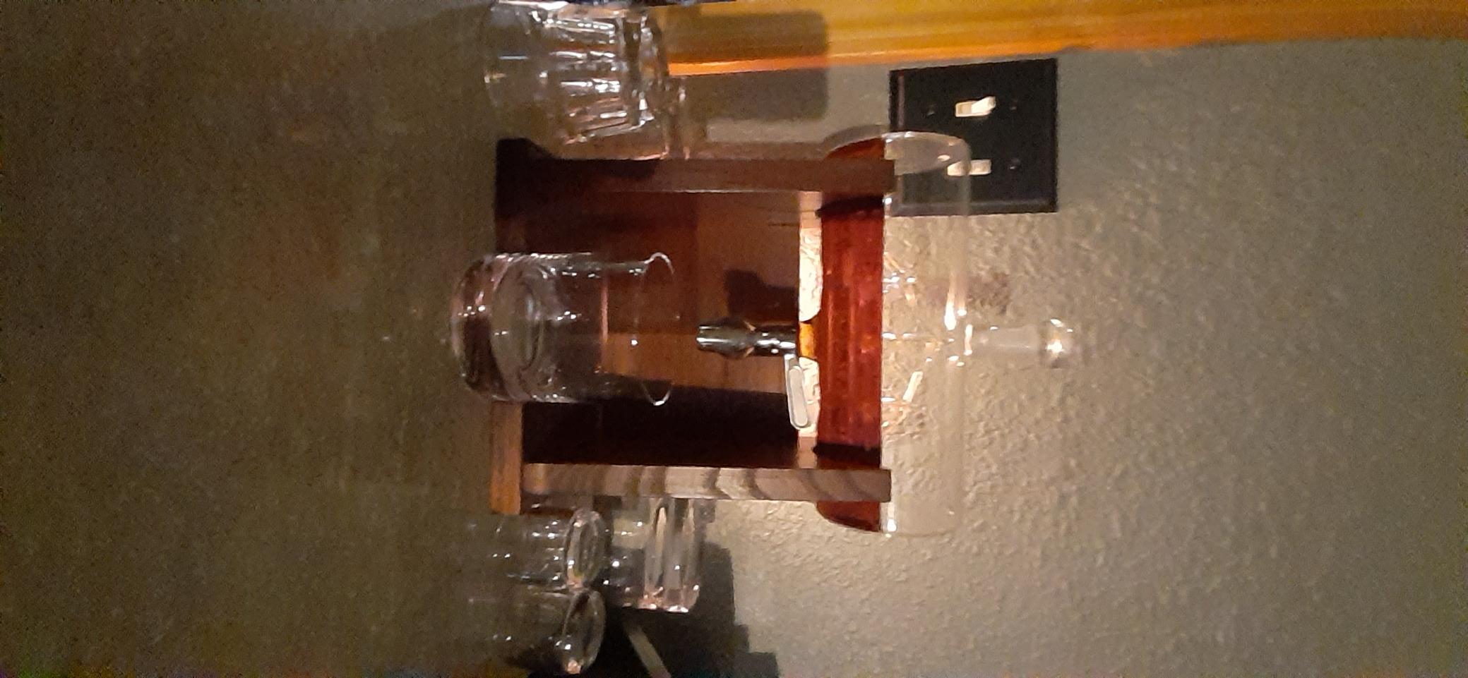 Jillmo Whiskey Decanter Set for Men, 1250ml, 2 Glasses & Wooden Stand customer photo 1