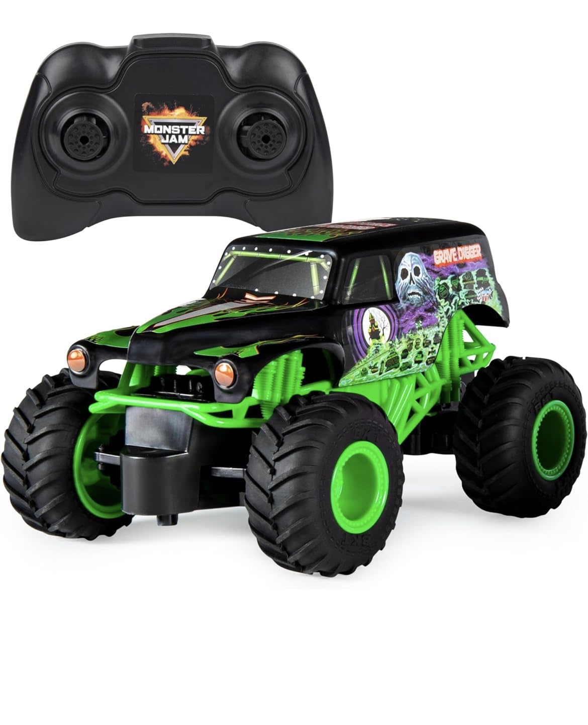 Monster Jam Official Grave Digger Remote Control Monster Truck, 1:24 Scale, 2.4 GHz, for Ages 4 and Up customer photo 1