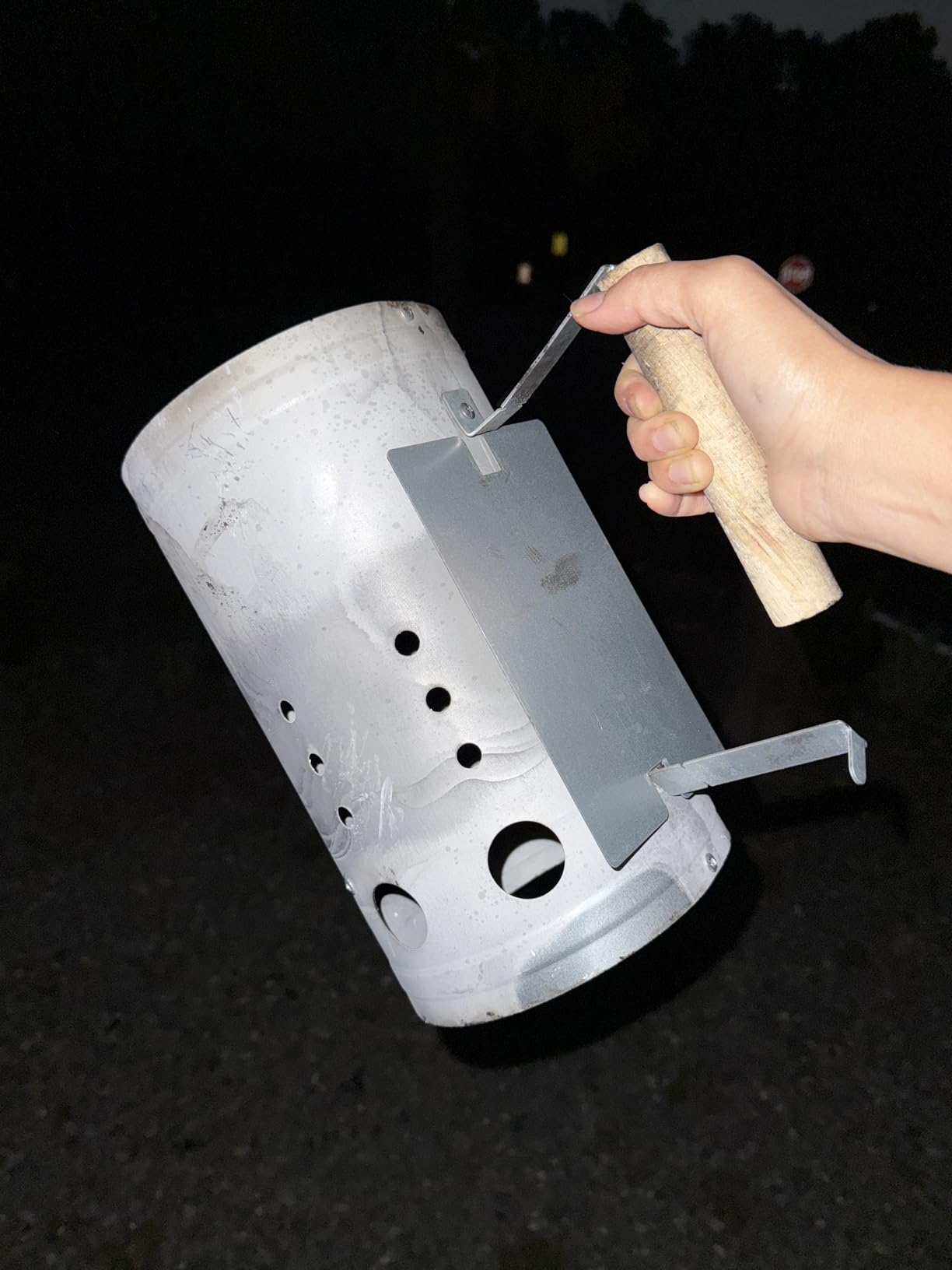 homenote Charcoal Chimney Starter Kit with Blower and Fire Cubes(11.5x7) customer photo 2