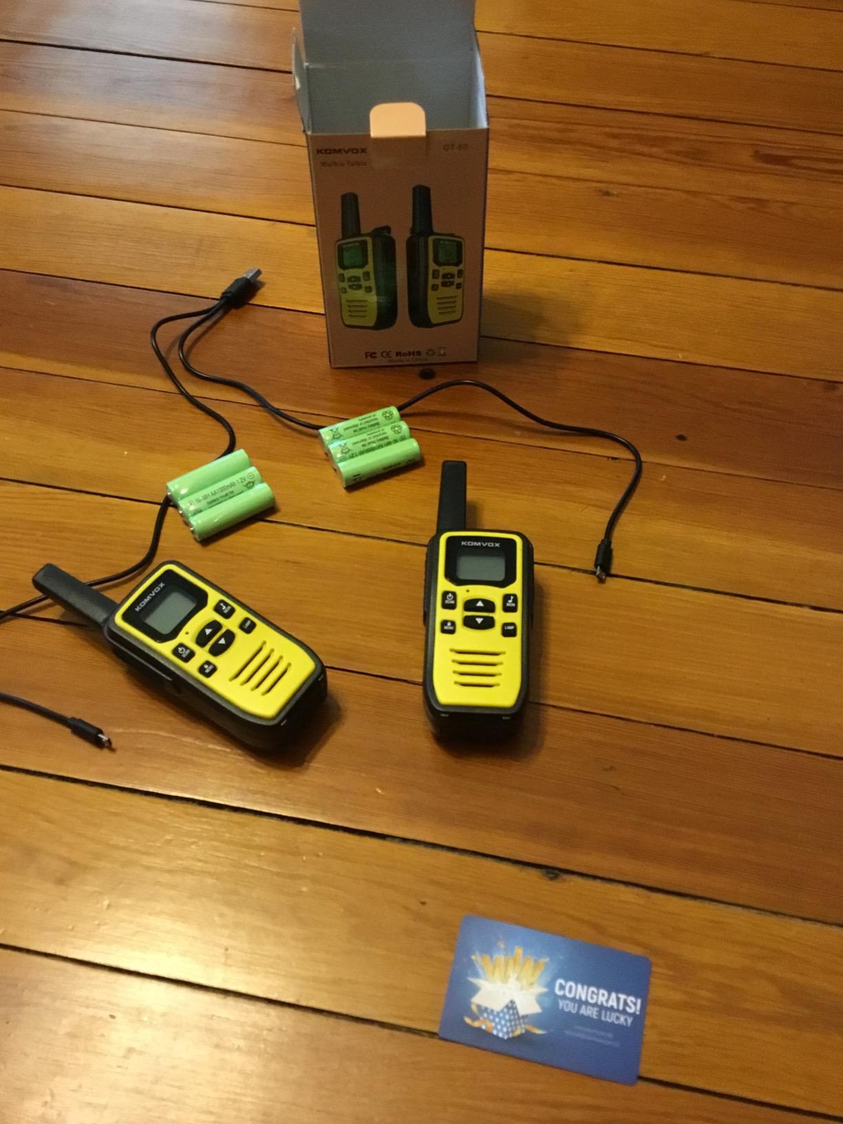 Rechargeable Walkie Talkies for Adults, Long Range Two Way Radios with NOAA Weather Alert, 36 Channels 2 Way Radio Type-C Charging VOX for Camping Hiking Hunting customer photo 1