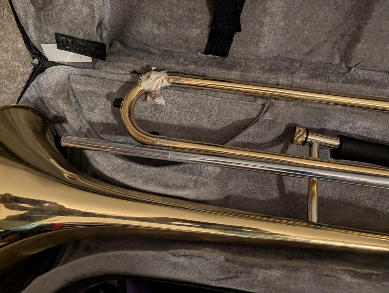 Eastar Bb Tenor Slide Trombone Beginner Student, Golden Brass Kit, ETB-330 customer photo 2
