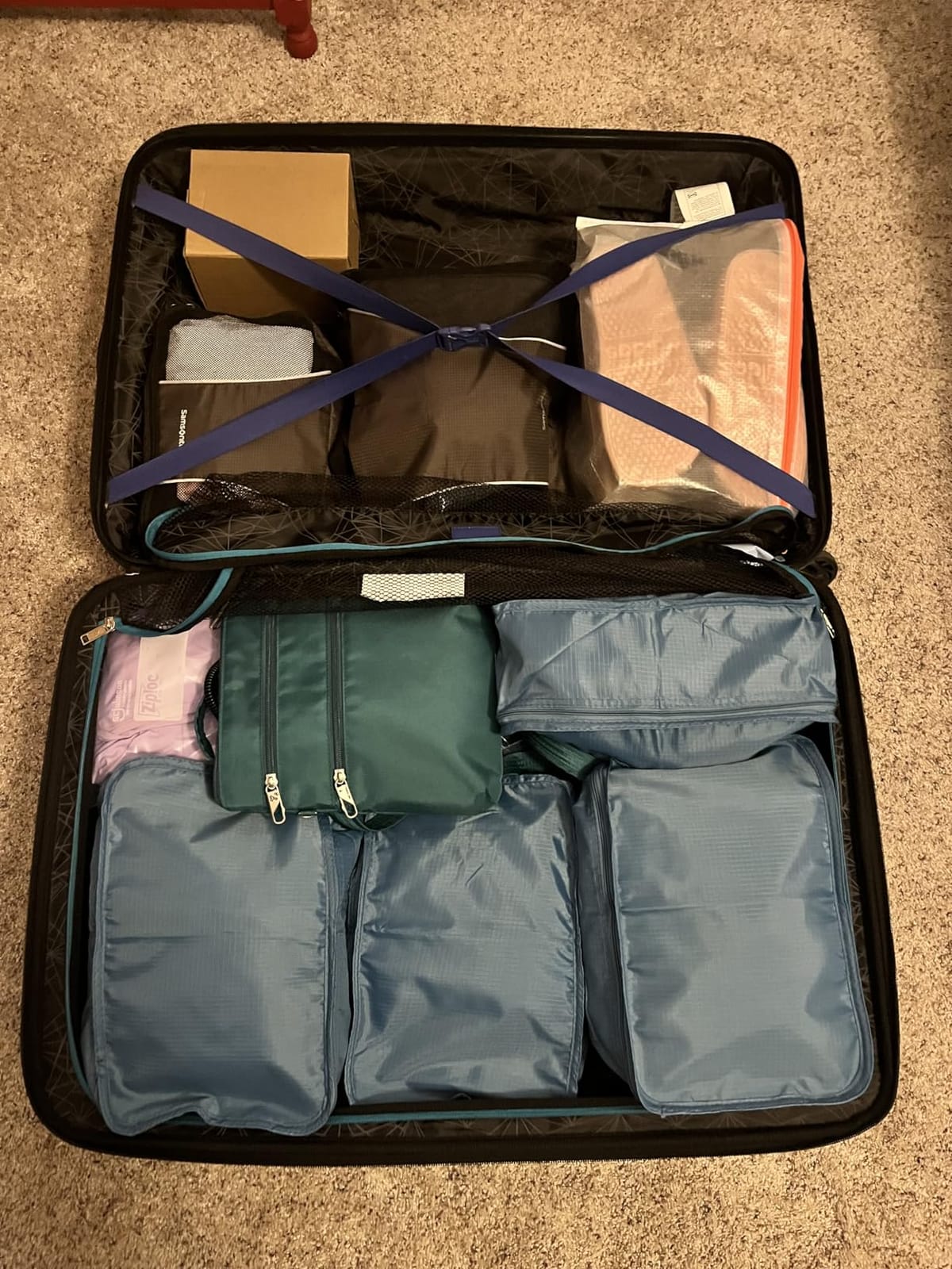 Travel Shoe Bags, Foldable Waterproof Shoe Puches Organizer-Double Layer (Multi-colored4) customer photo 2