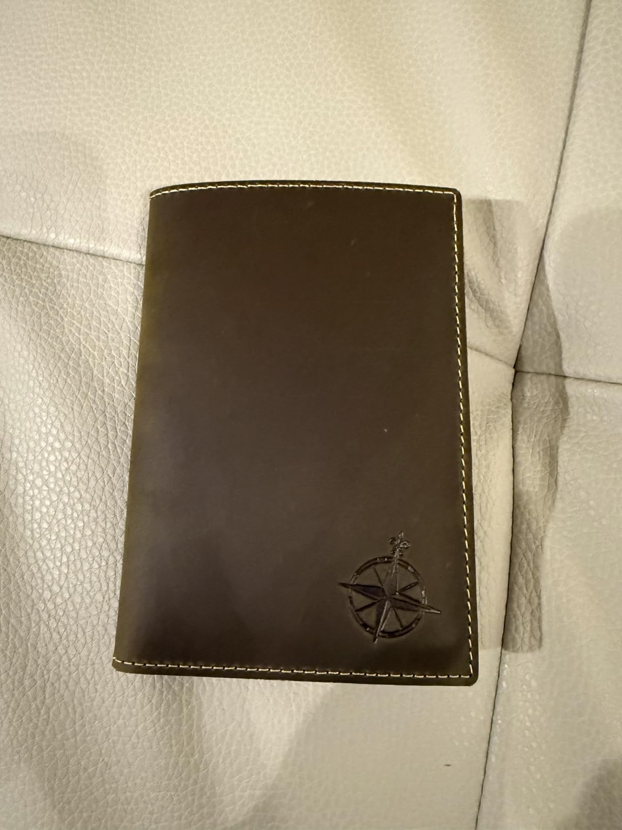 WANDERINGS Leather Travel Wallet with Passport Holder - 4