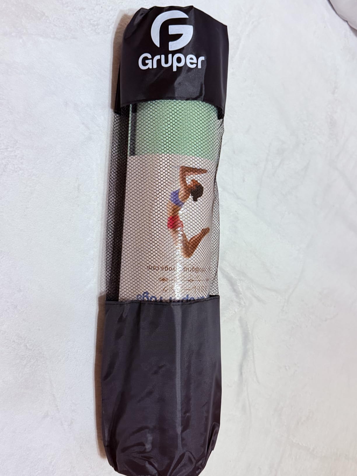 Gruper Yoga Mat Non Slip, Eco Friendly Fitness Exercise Mat with Carrying Strap, Pro Yoga Mats for Women, Workout Mats for Home, Pilates and Floor Exercises customer photo 1