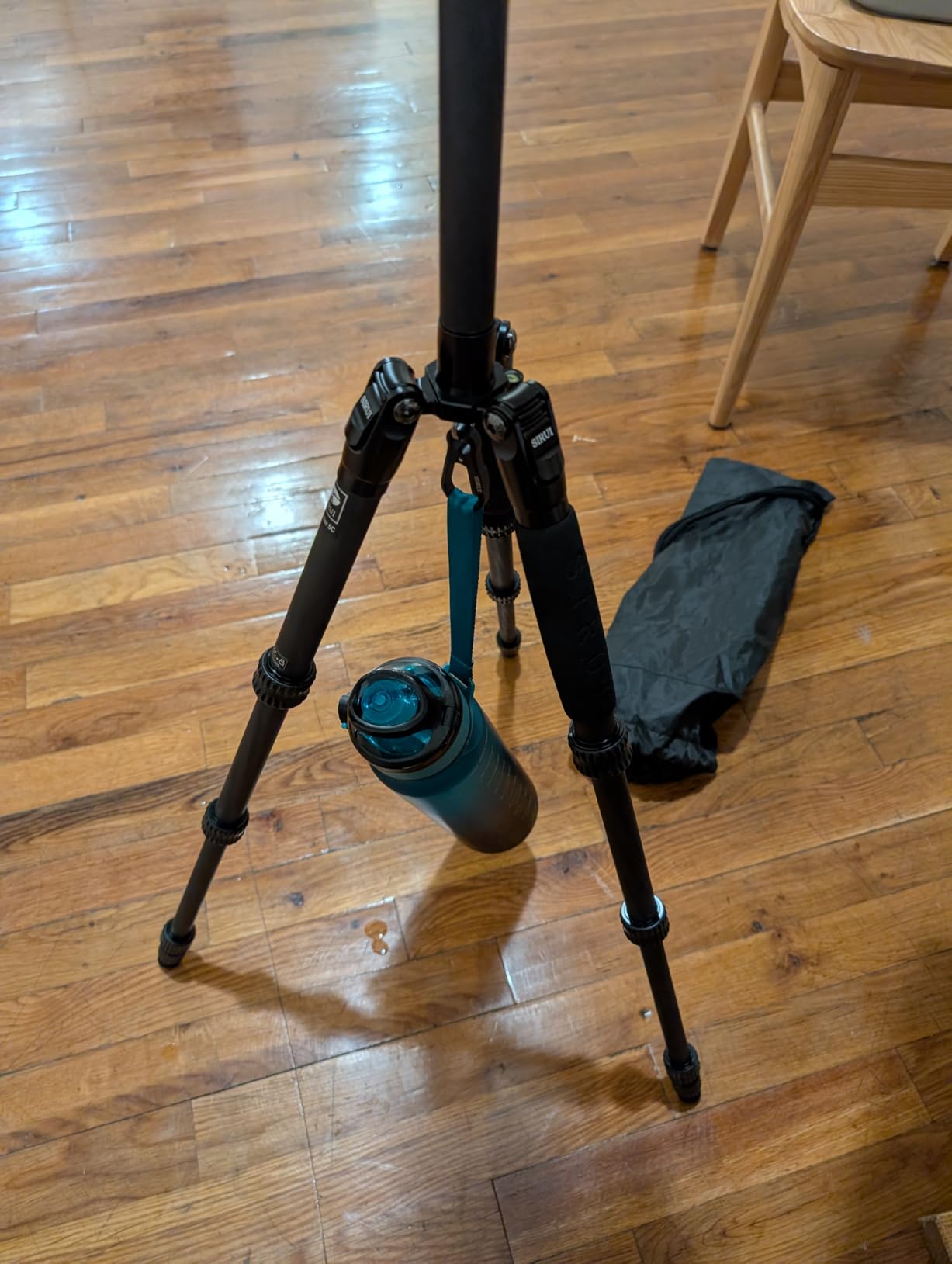 Sirui Compact Traveler 5C Tripod 54.3 inches Lightweight Carbon Fiber Travel Tripod for Camera with 360° Panorama Ball Head for Arca Swiss Quick Release Plate, Max Load 8.8lbs customer photo 2