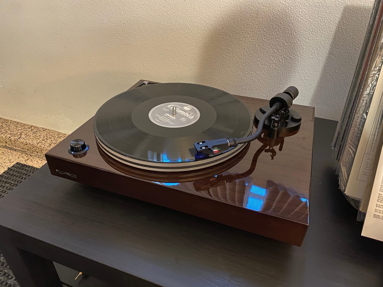 Fluance RT85 Turntable with Ortofon Cartridge, Acrylic Platter, Speed Control, and Vibration Isolation - Walnut customer photo 1