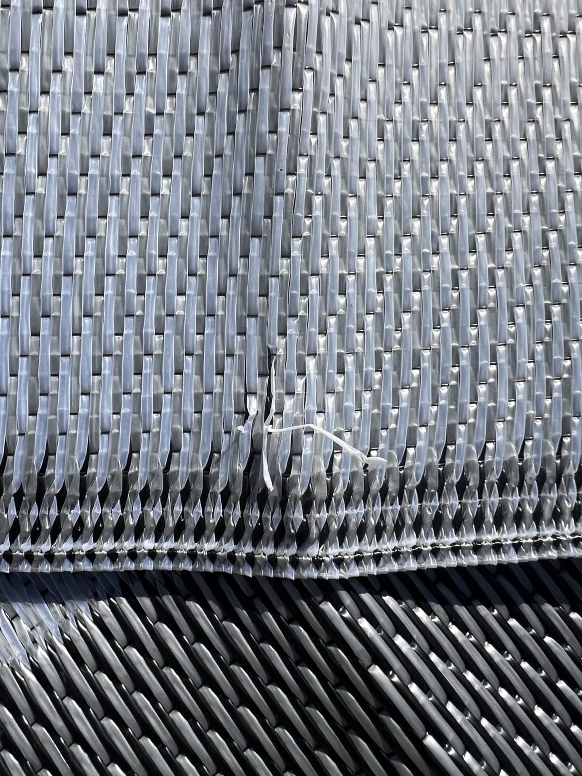 EEZ RV Products 9'x18' GW Heavy Duty Reversible/Durable Outdoor Patio/RVing Mats(9ft x18ft Grey) Come with Large Storage Bag & 6 Sets of Stakes and Washer customer photo 2