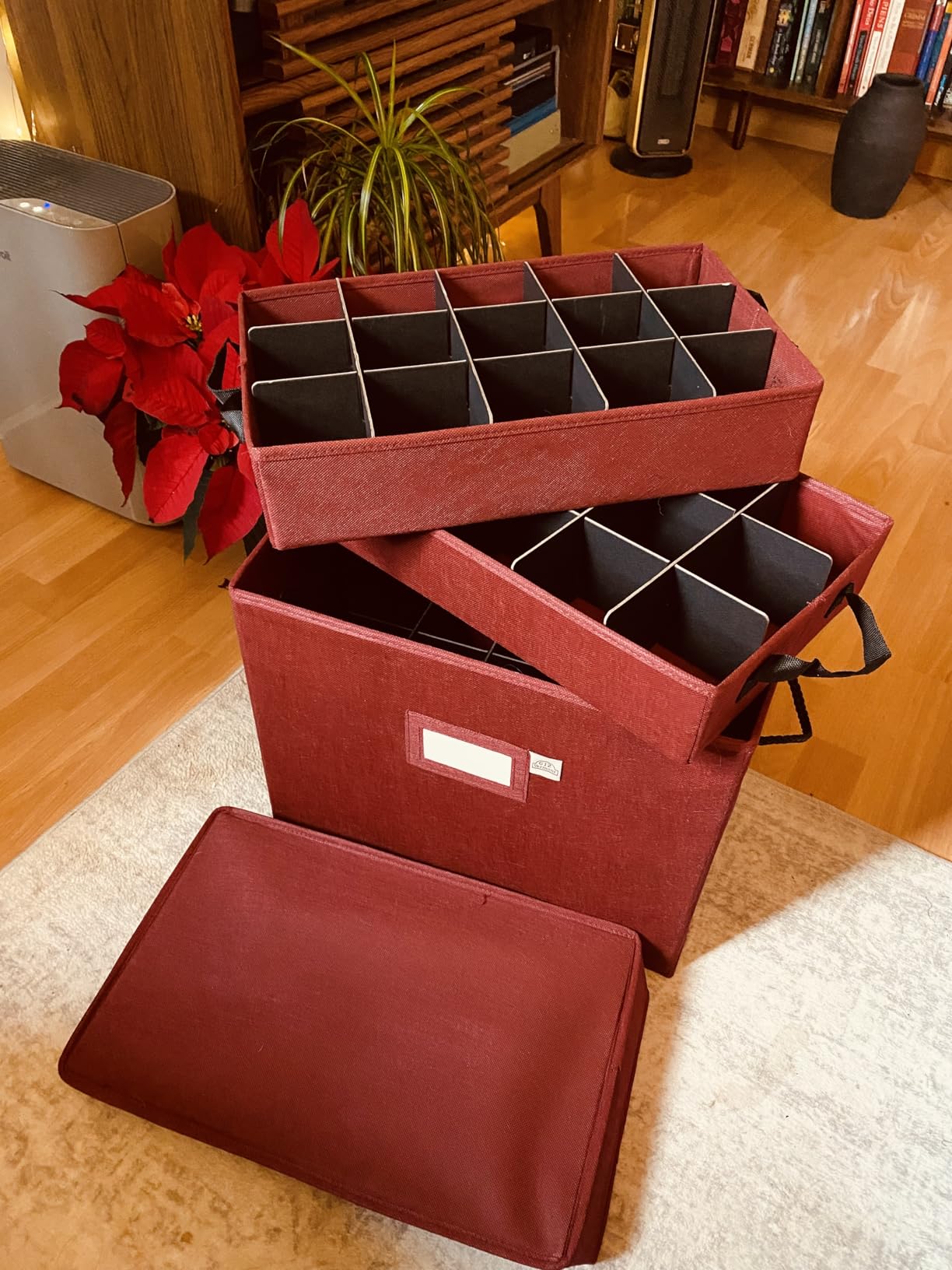 612 Vermont Christmas Ornament Storage Box, Holds 36-4 Inch Ornaments customer photo 2