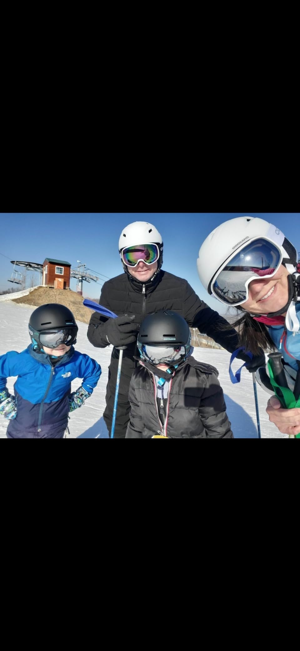 Odoland Ski Helmet and Goggles Set, Snowboard Helmet Glasses for Men, Women & Youth - Shockproof/Windproof Gear for Skiing, Snowboarding customer photo 1