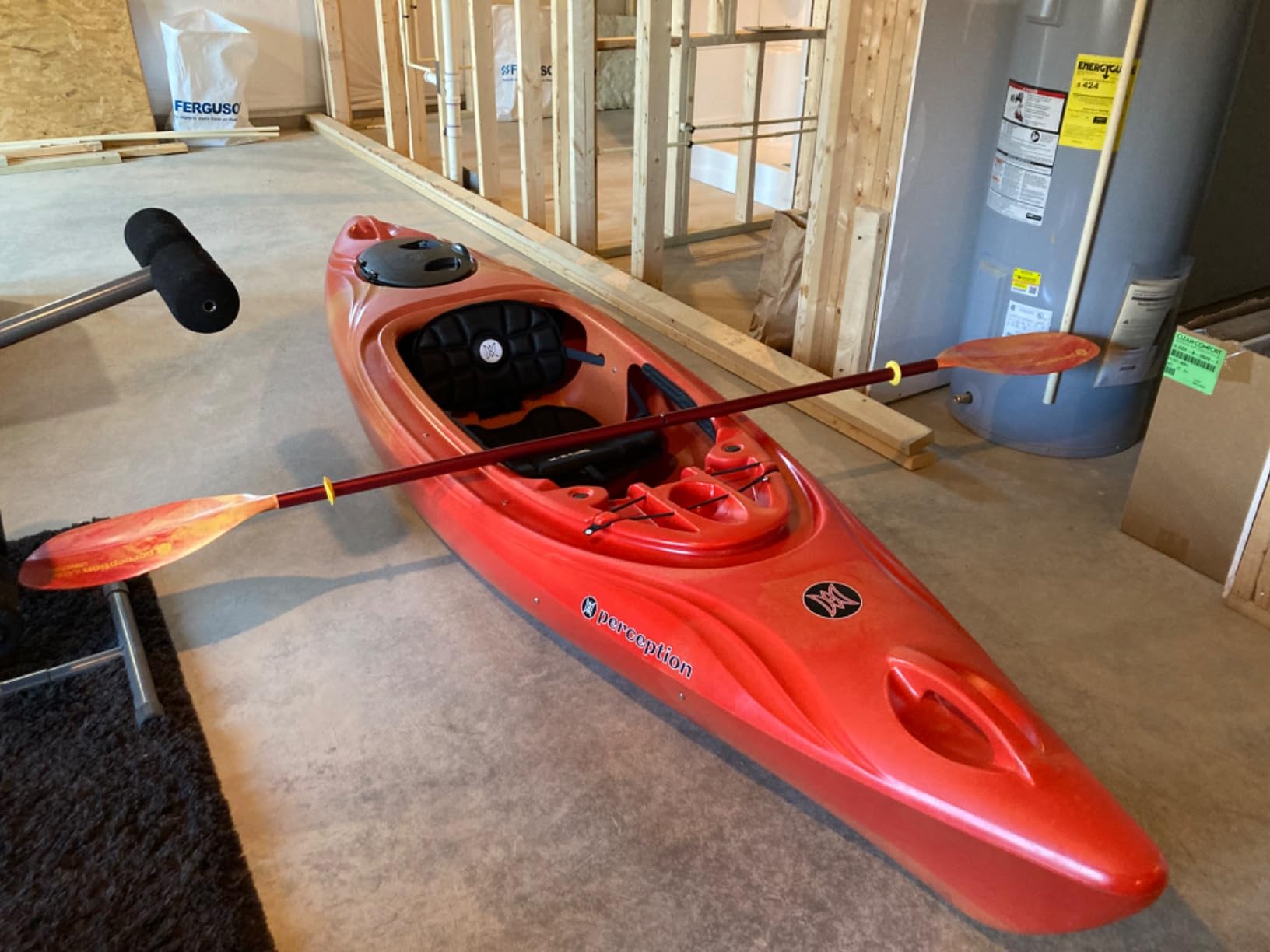 Perception Joyride - Sit Inside Kayak for Adults and Kids - Recreational and Multi-Water Kayak with Selfie Slot customer photo 2