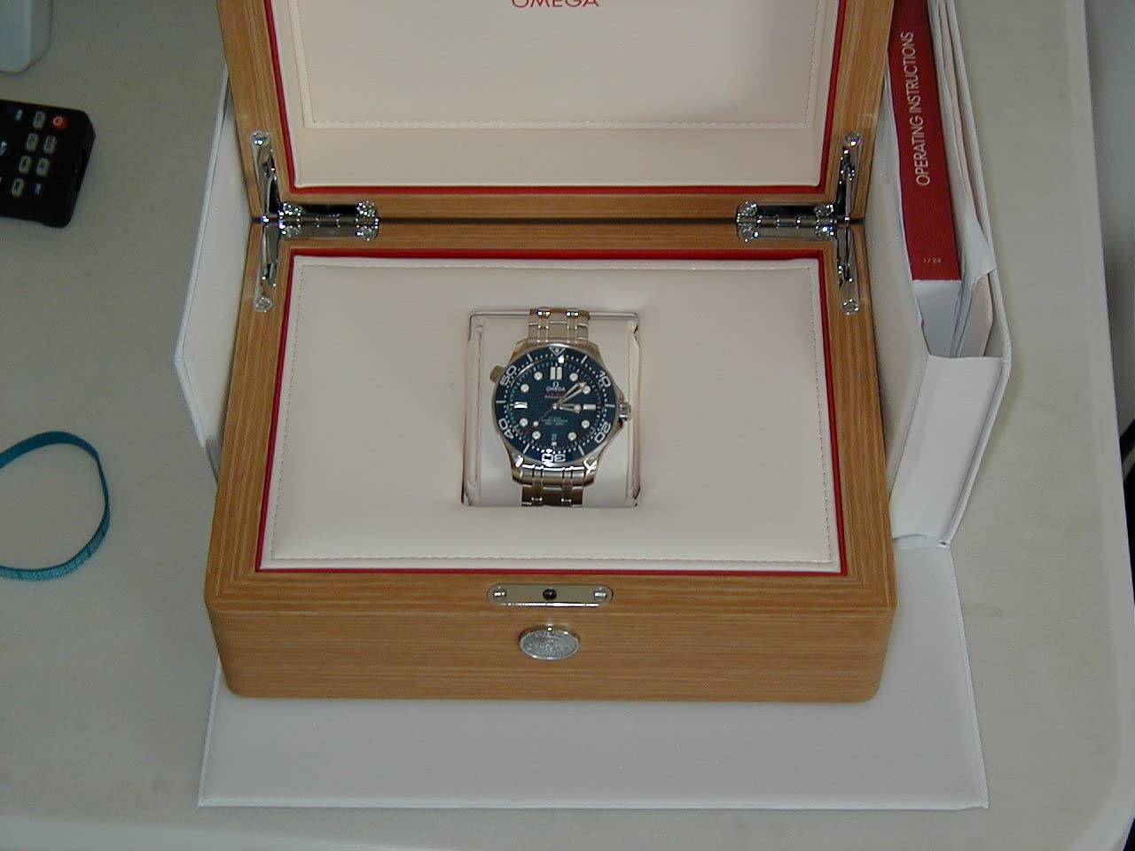 Omega Seamaster Automatic Blue Dial Steel Men's Watch 210.30.42.20.03.001 customer photo 1