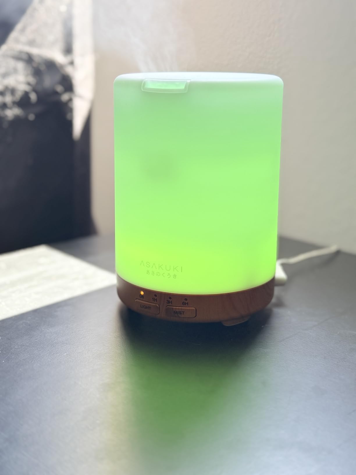 ASAKUKI Essential Oil Diffuser for Home 300 ml Quiet customer photo 2