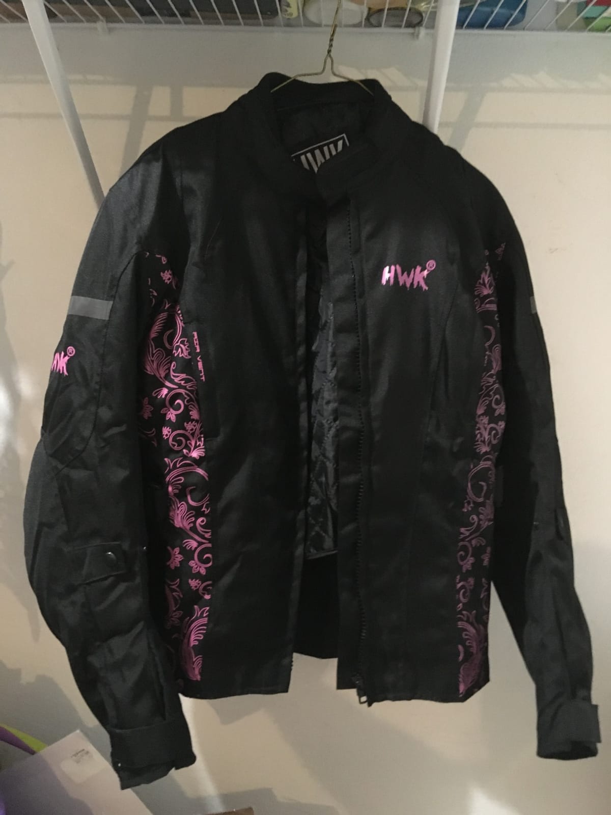 HWK Adventure Motorcycle Jacket Women with Armor, 600D Cordura, All-Season customer photo 2