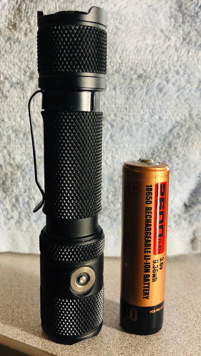 PowerTac M5-G3 2030 Lumens Rechargeable Tactical Flashlight, 330M Throw with Magnetic Charging and Dual Switch, LED Flashlight for Outdoor Emergency customer photo 1