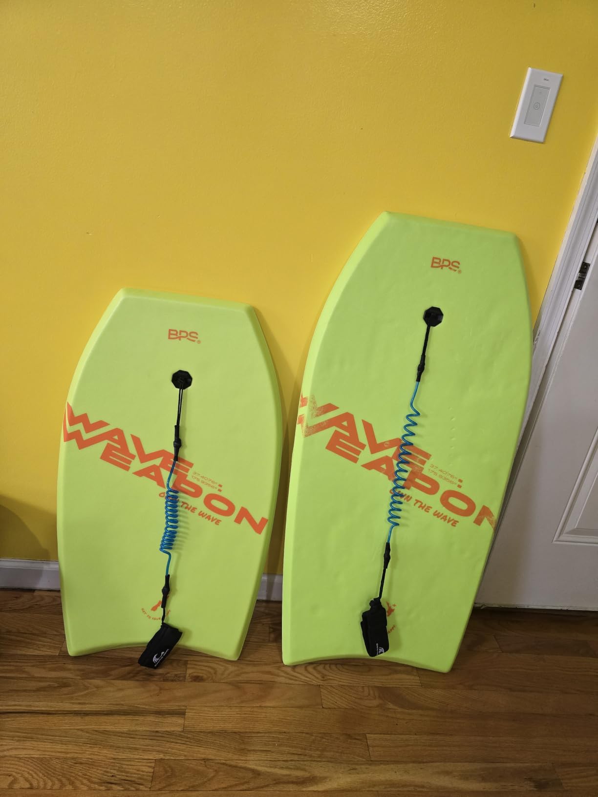 'Wave Weapon' Body Board for All Wave Conditions - Lightweight with EPS Core HDPE Slick Bottom Body Boards for Beach with Wrist Leash and Plug for Kids and Adults customer photo 1
