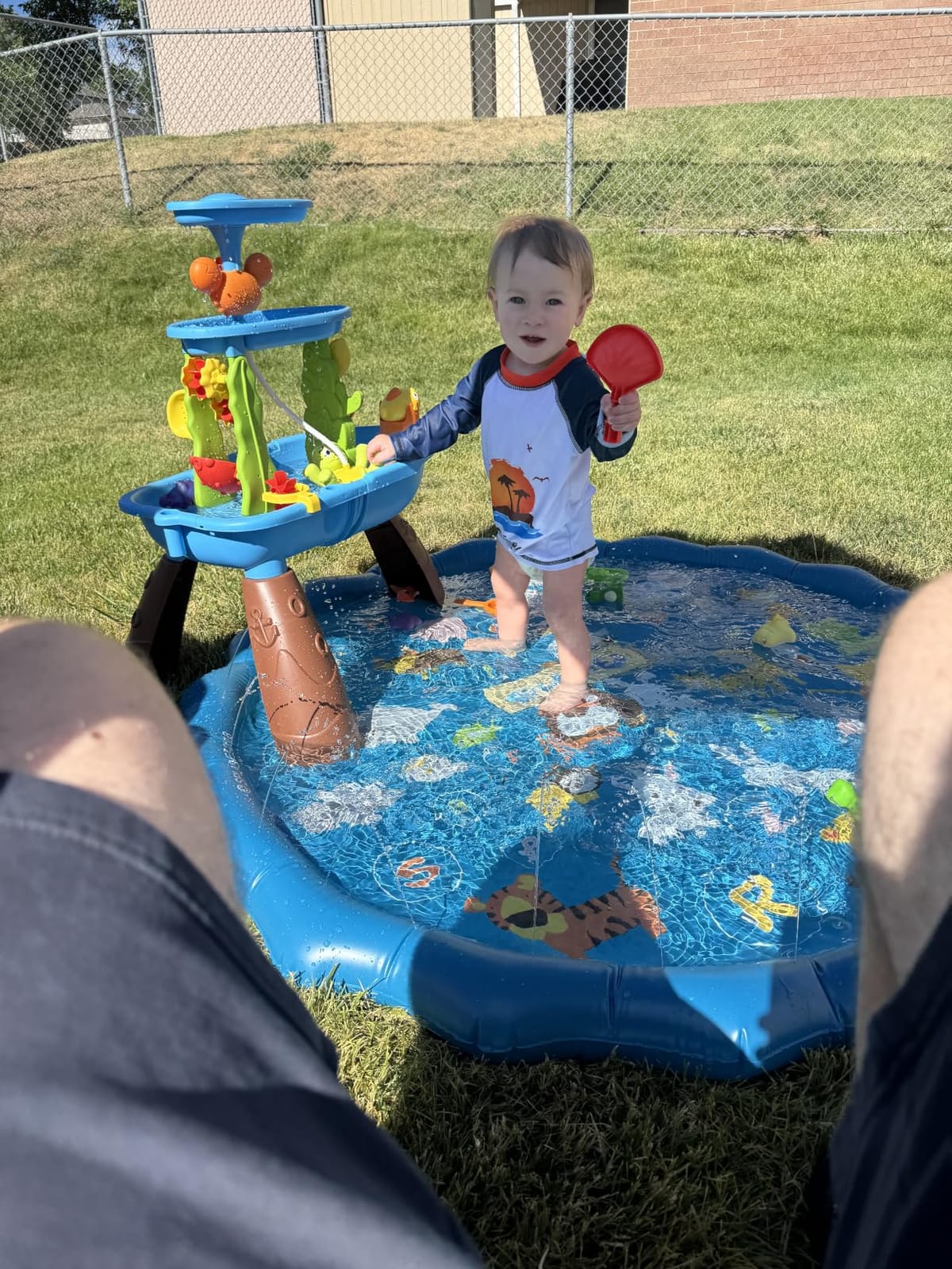 SplashEZ 3-in-1 Splash Pad, Sprinkler for Kids & Baby Pool for Learning customer photo 2