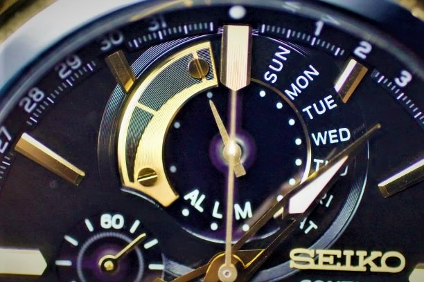 Coutura Men's Solar Perpetual Calendar Alarm Chronograph Watch customer photo 2