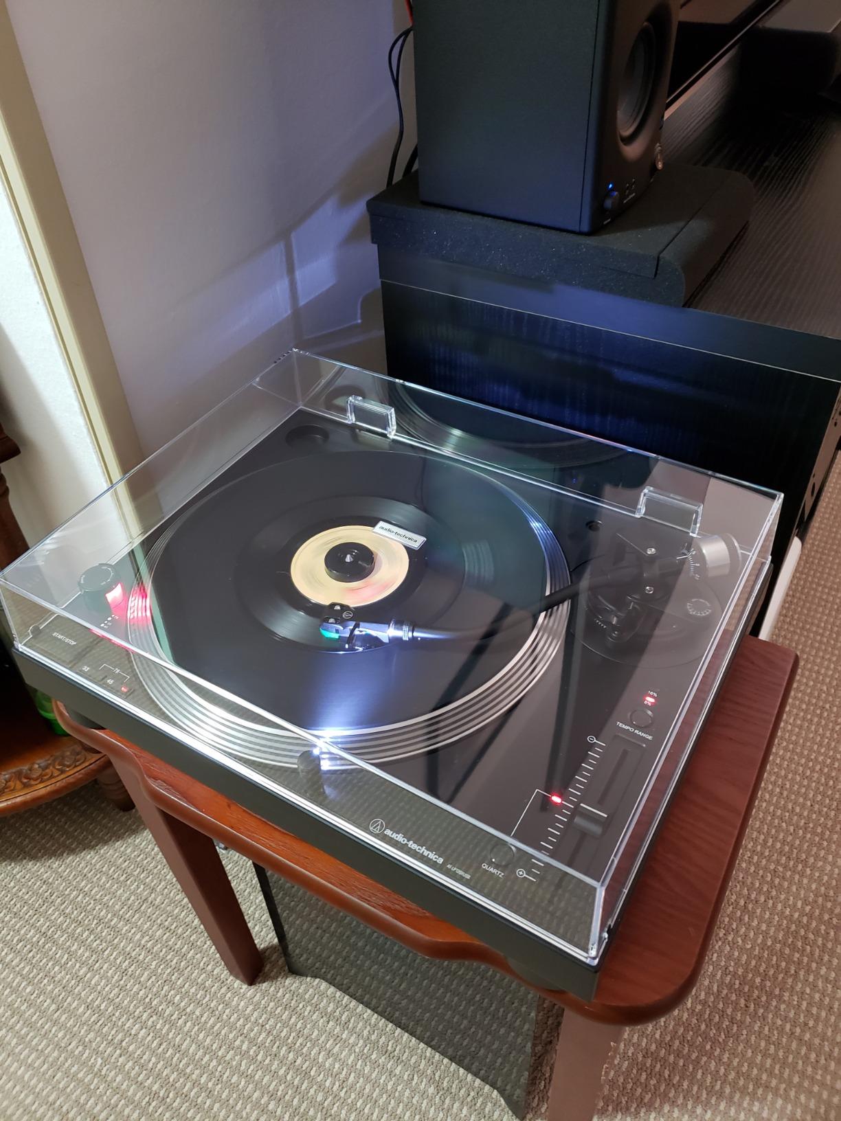 Audio-Technica AT-LP120XUSB-BK Direct-Drive Turntable (Analog & USB), Fully Manual, Hi-Fi, 3 Speed, Convert Vinyl to Digital, Anti-Skate and Variable Pitch Control, Black customer photo 1