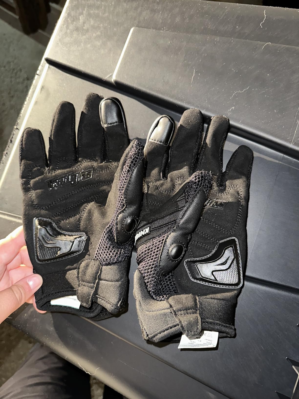 BORLENI Motorcycle Gloves Touch Screen for Men Women Padding Hard Knuckle Cycling Motorbike ATV Hiking Riding Climbing Glove customer photo 2