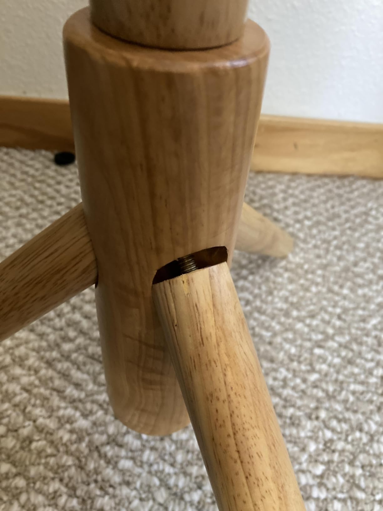 VASAGLE Solid Wood Coat Rack, Free Standing, Tree-Shaped, with 8 Hooks customer photo 2