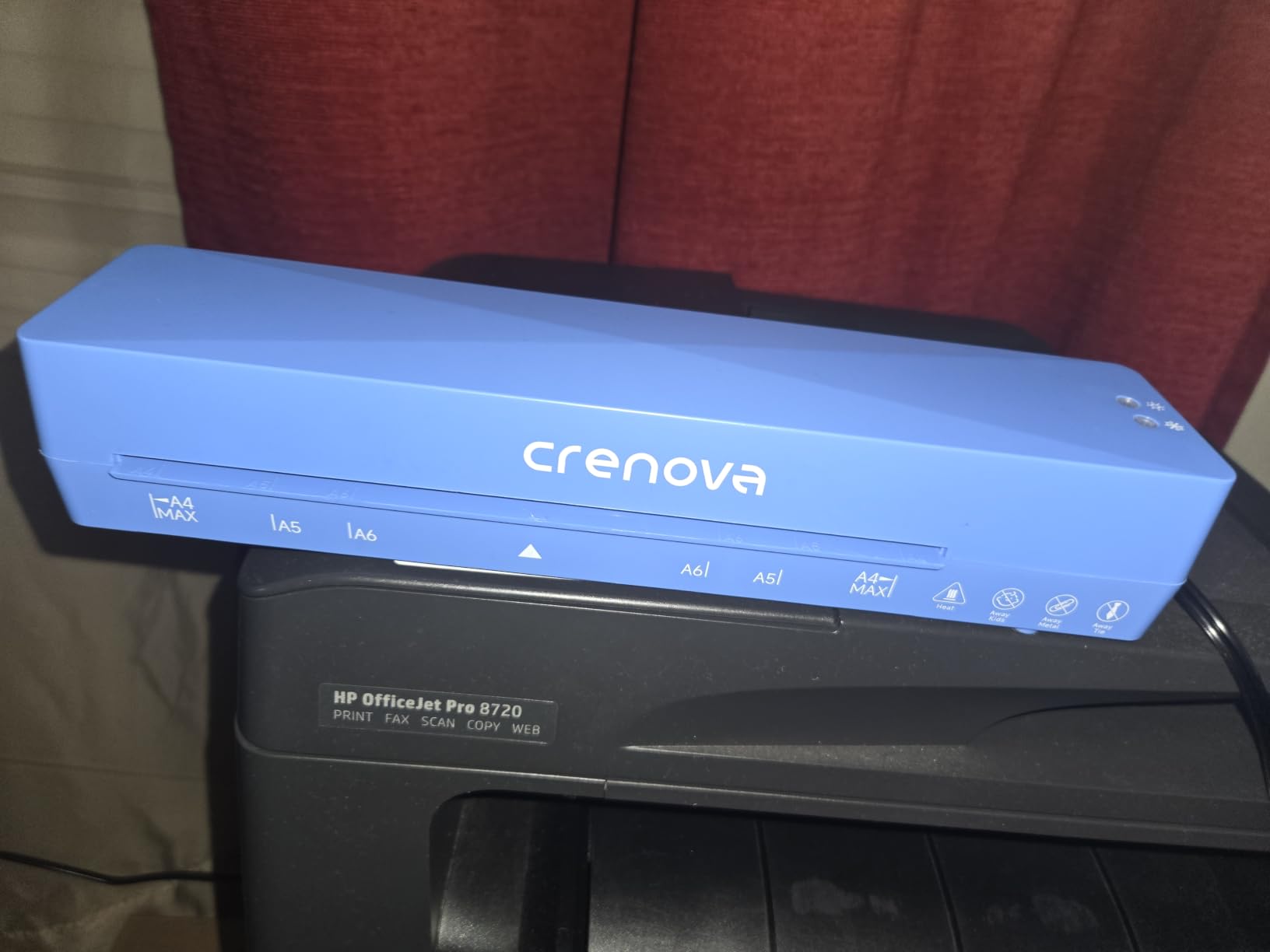 Crenova Laminator Machine with 10 Laminating Sheets, A4 Laminating Machine | Hot & Cold with Fast Warm Technology, Thermal Laminator 9 Inch for Home Office School Business Black customer photo 2