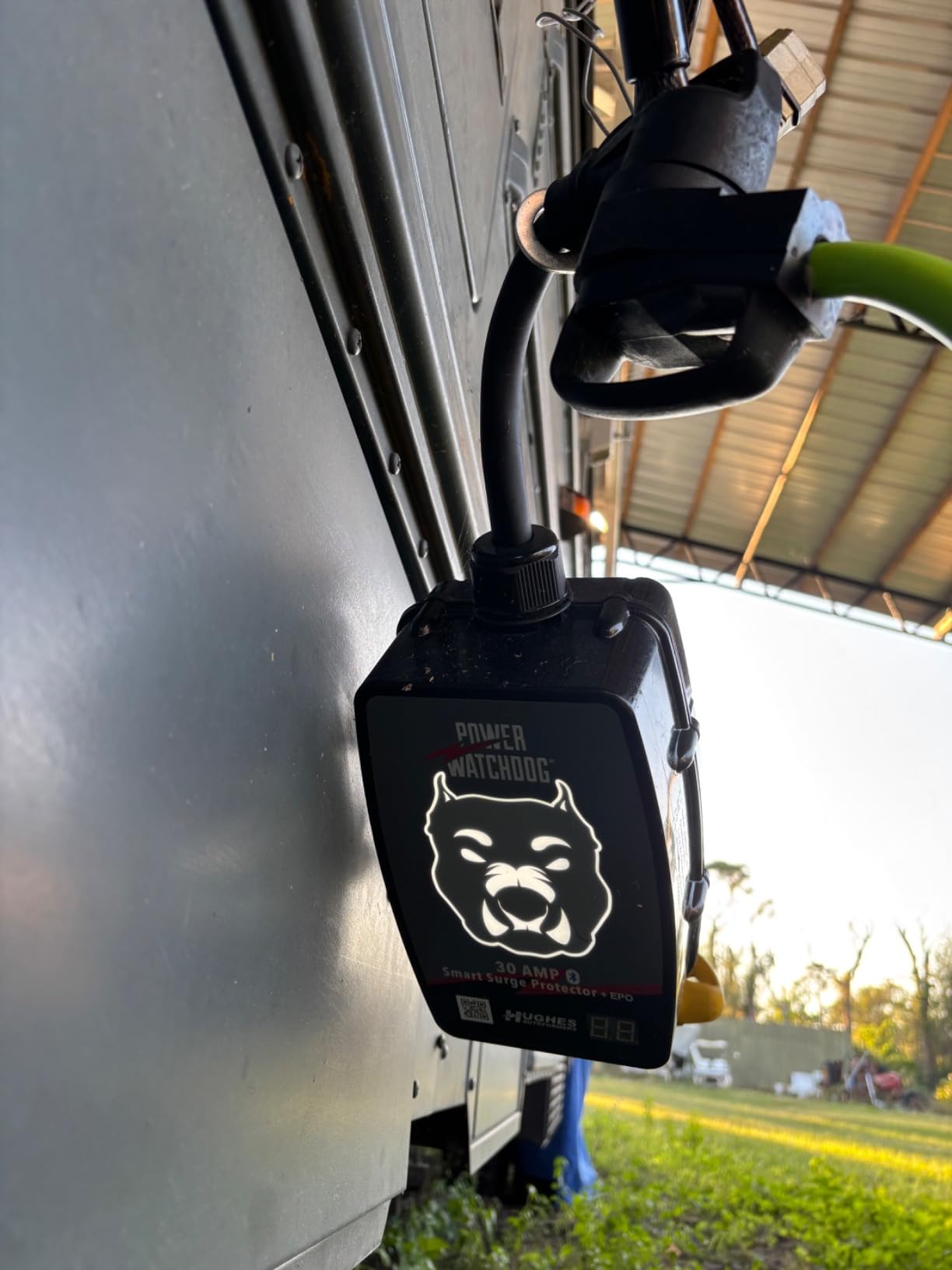 Power Watchdog PWD30EPO Smart RV Surge Protector, 30A, Bluetooth, IP65 | Patented Bluetooth connectivity monitors voltage, amperage & wattage. IP65 water-resistant. customer photo 1