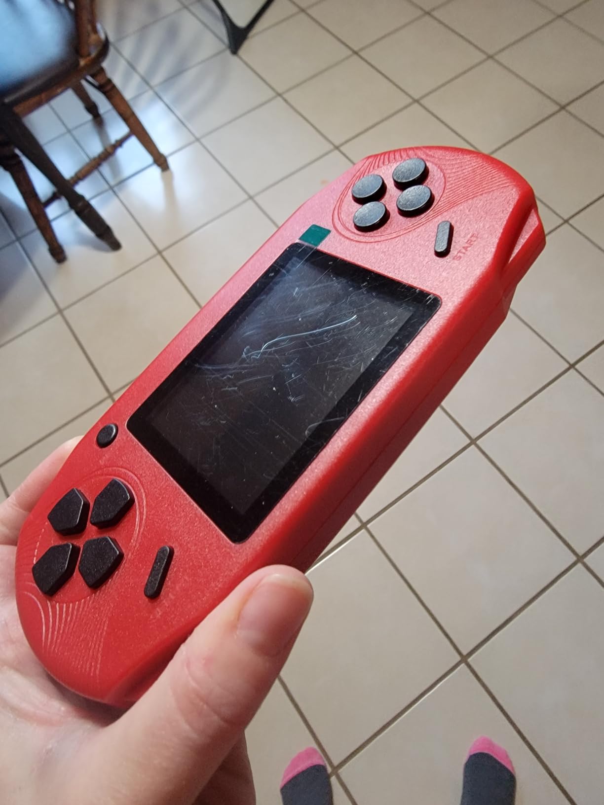 Beijue 16 Bit Handheld Games for Kids Preloaded 220 Retro Video Games, Blue customer photo 1